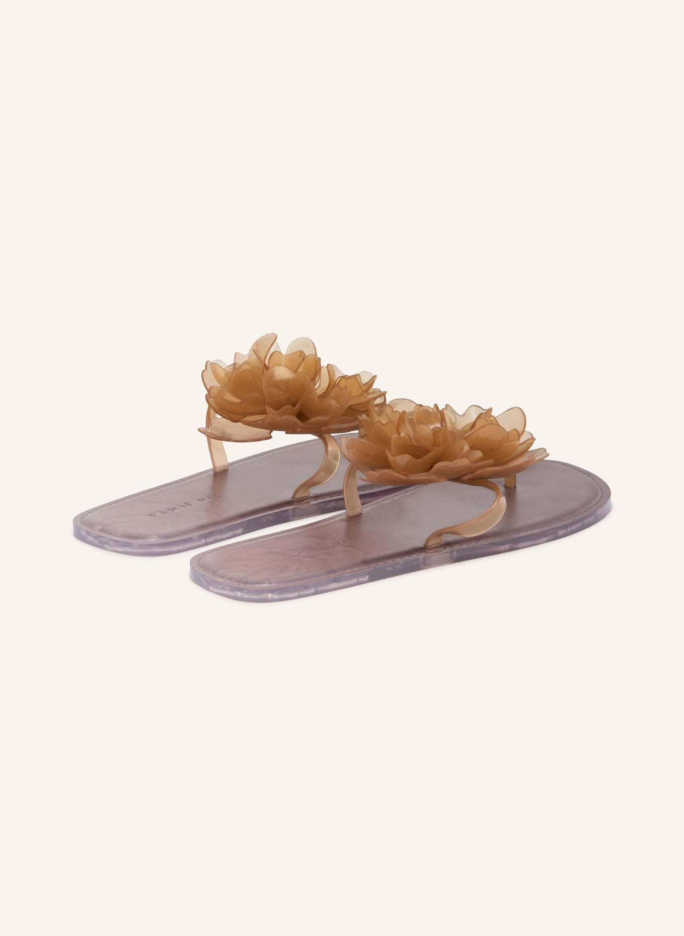 FARM RIO FLOWER JELLY Toe Separators: BEIGE