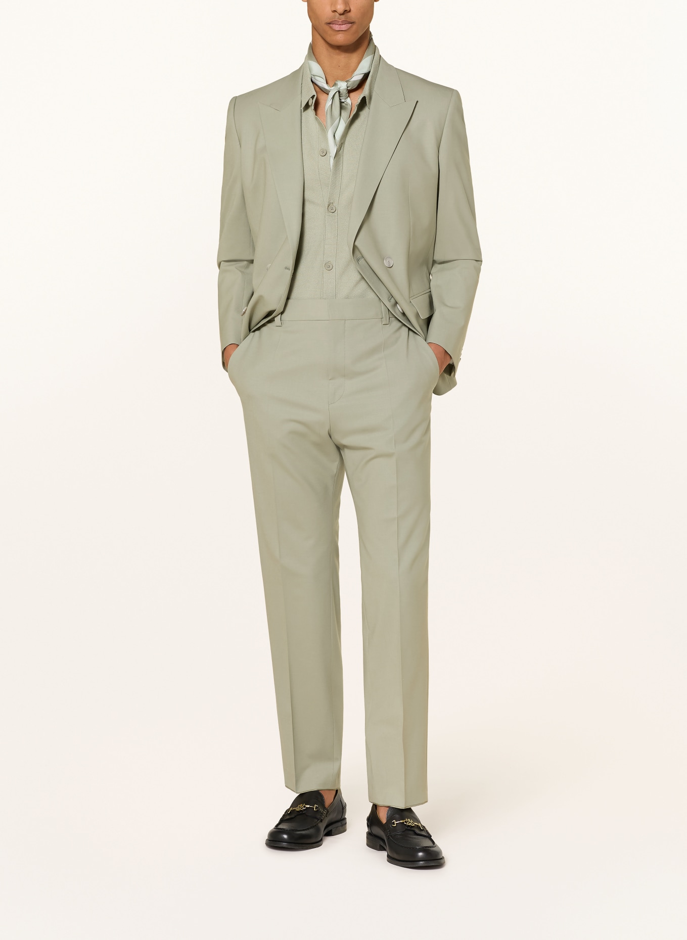 HUGO TEAGAN Regular Fit Suit Pants: 337 LIGHT/PASTEL GREEN
