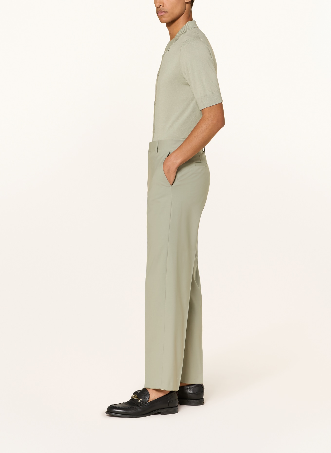 HUGO TEAGAN Regular Fit Suit Pants: 337 LIGHT/PASTEL GREEN