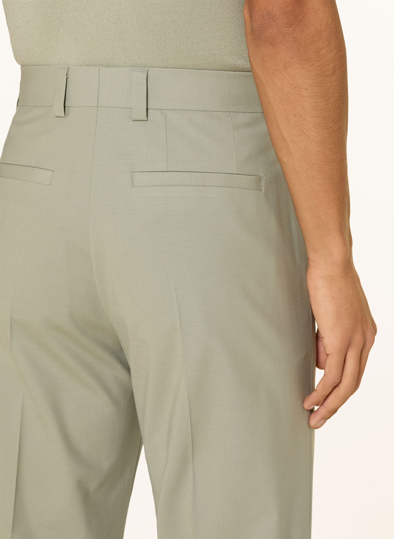 HUGO TEAGAN Regular Fit Suit Pants: 337 LIGHT/PASTEL GREEN