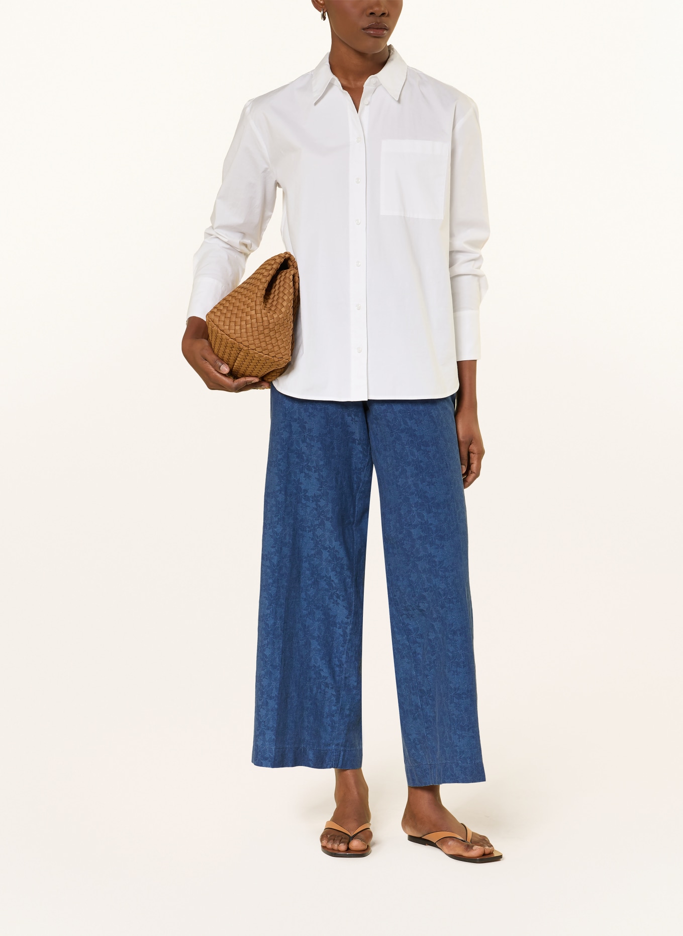 MAC Džíny s širokými nohavicemi WENDY: D640 soft mid blue used