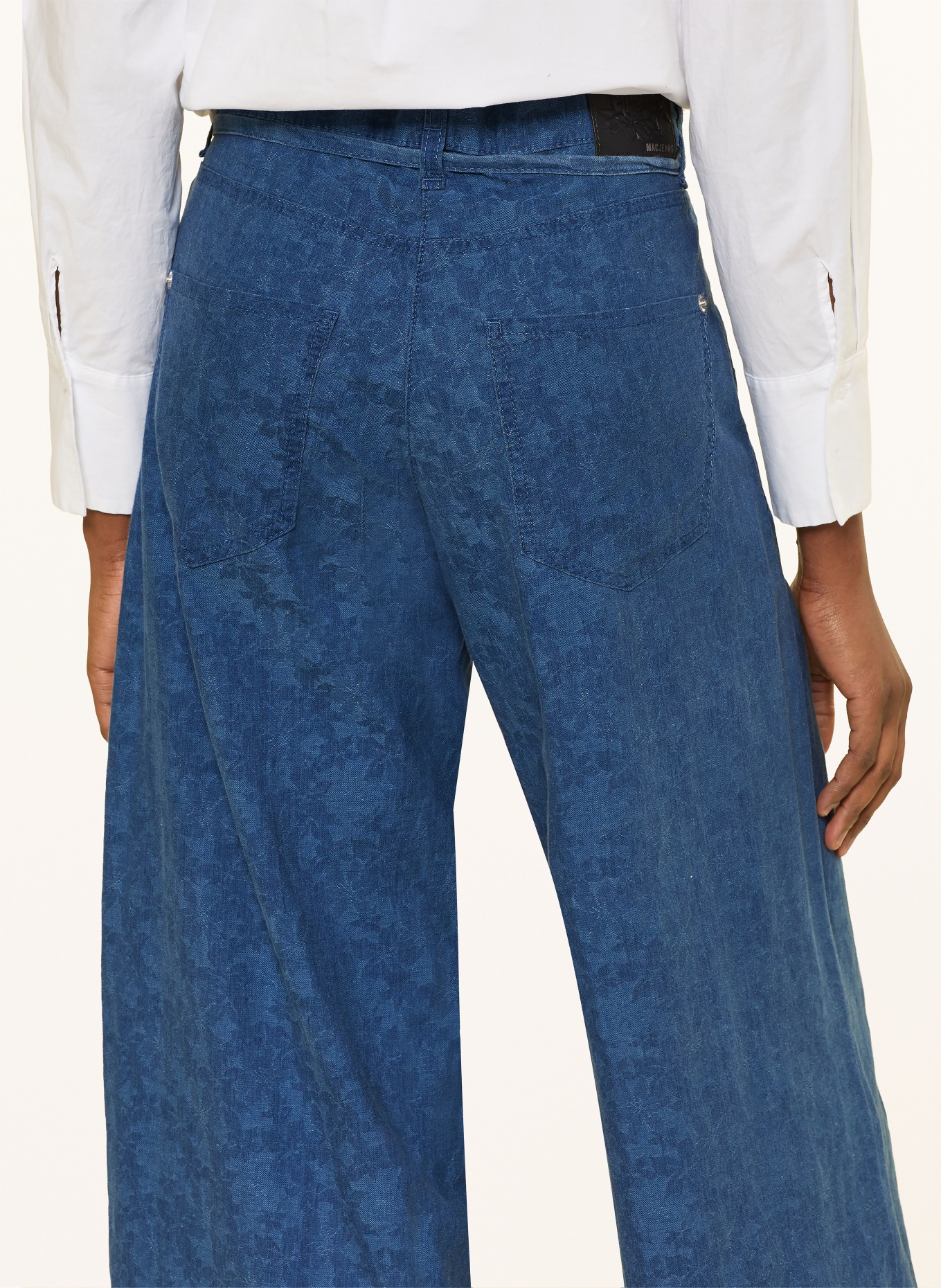 MAC Džíny s širokými nohavicemi WENDY: D640 soft mid blue used