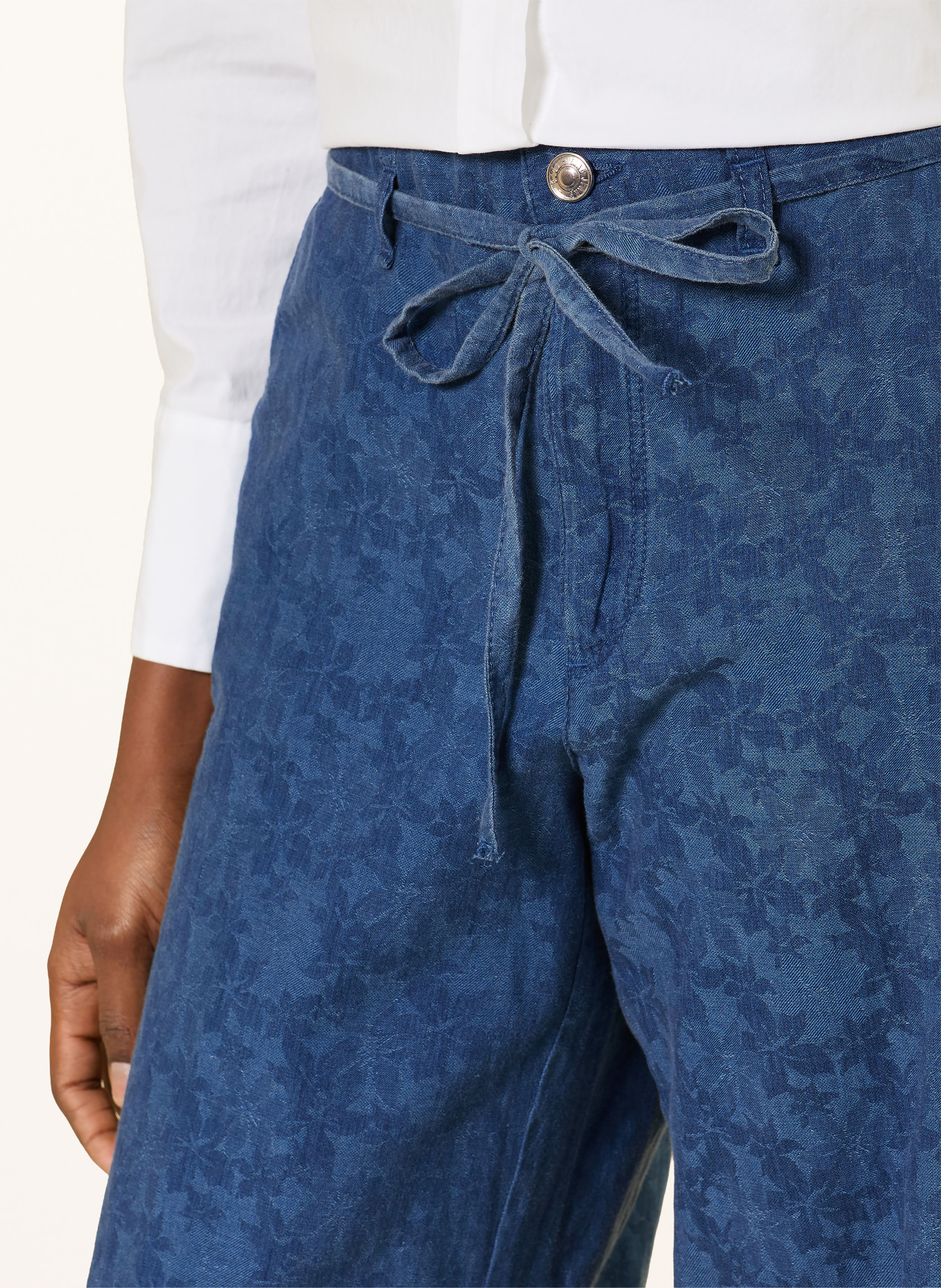 MAC Džíny s širokými nohavicemi WENDY: D640 soft mid blue used