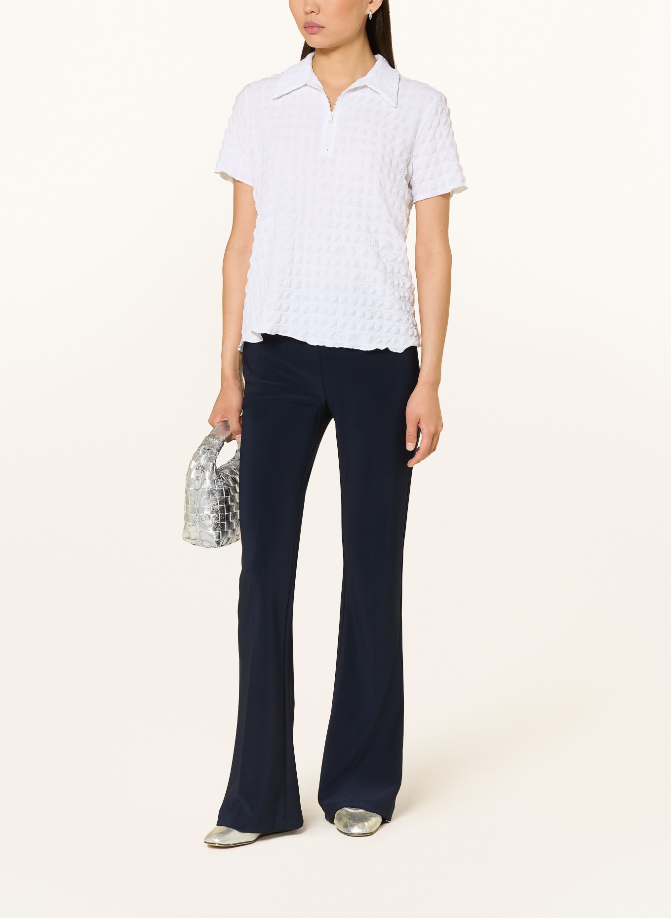 Joseph Ribkoff Polo: BLANC