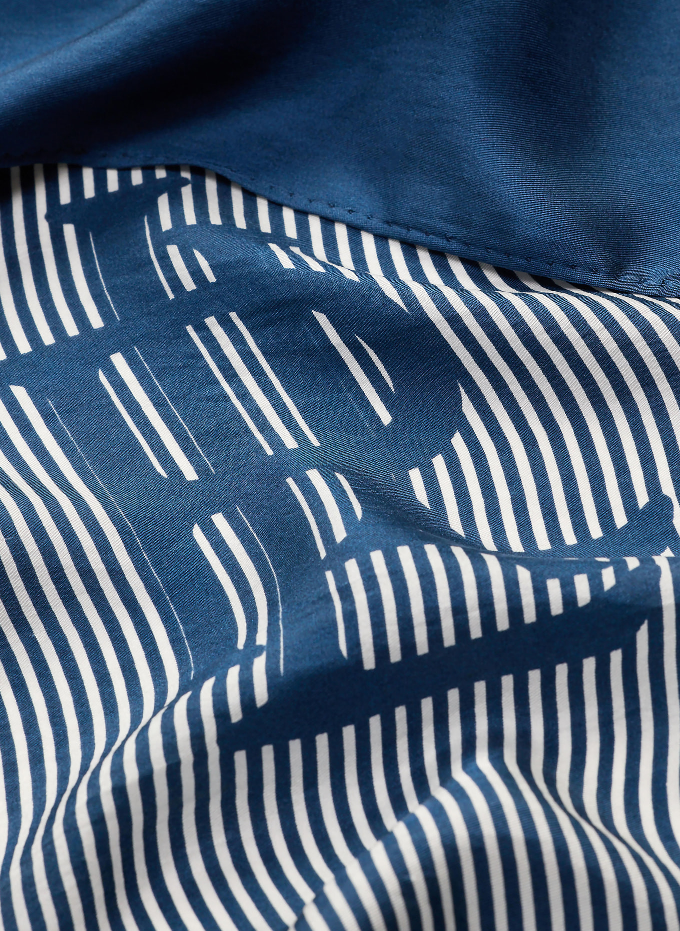 LAUREN RALPH LAUREN Szalik jedwabny: GRANATOWY / BIAŁY