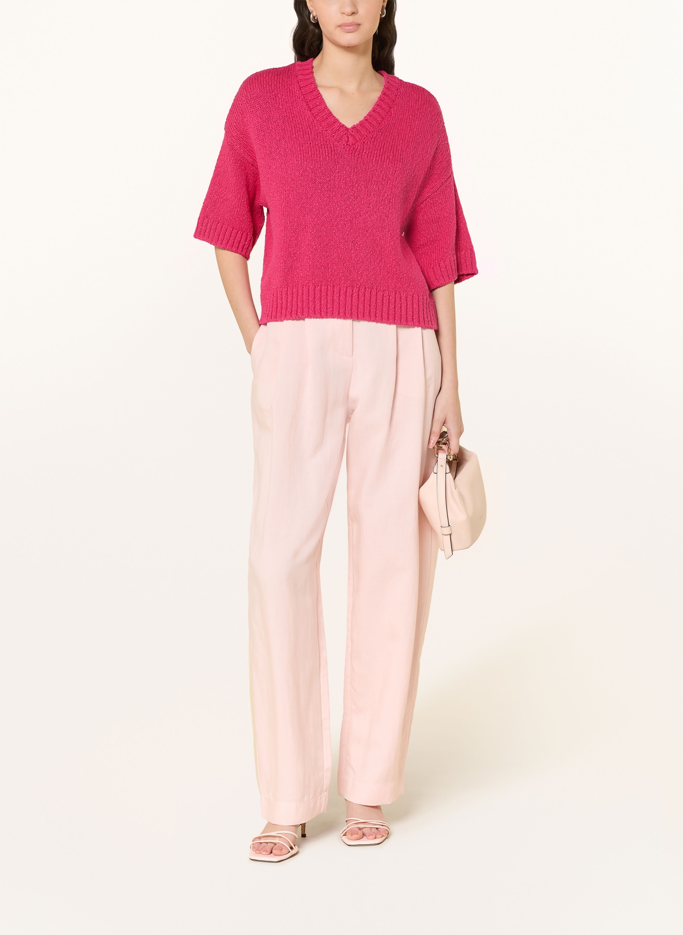 MSCH COPENHAGEN MSCHHANNALIE Knit Shirt: PINK