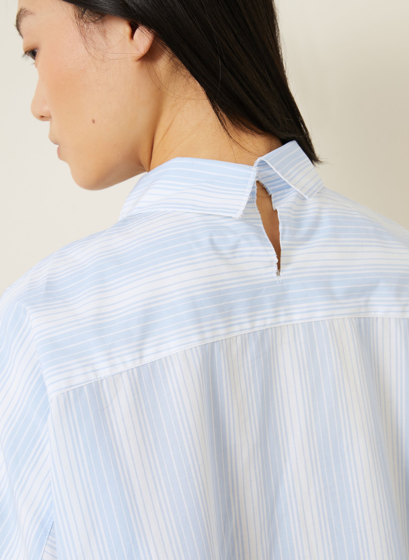 MARNI Bluzka w stylu oversize: JASNONIEBIESKI / SZARONIEBIESKI / BIAŁY