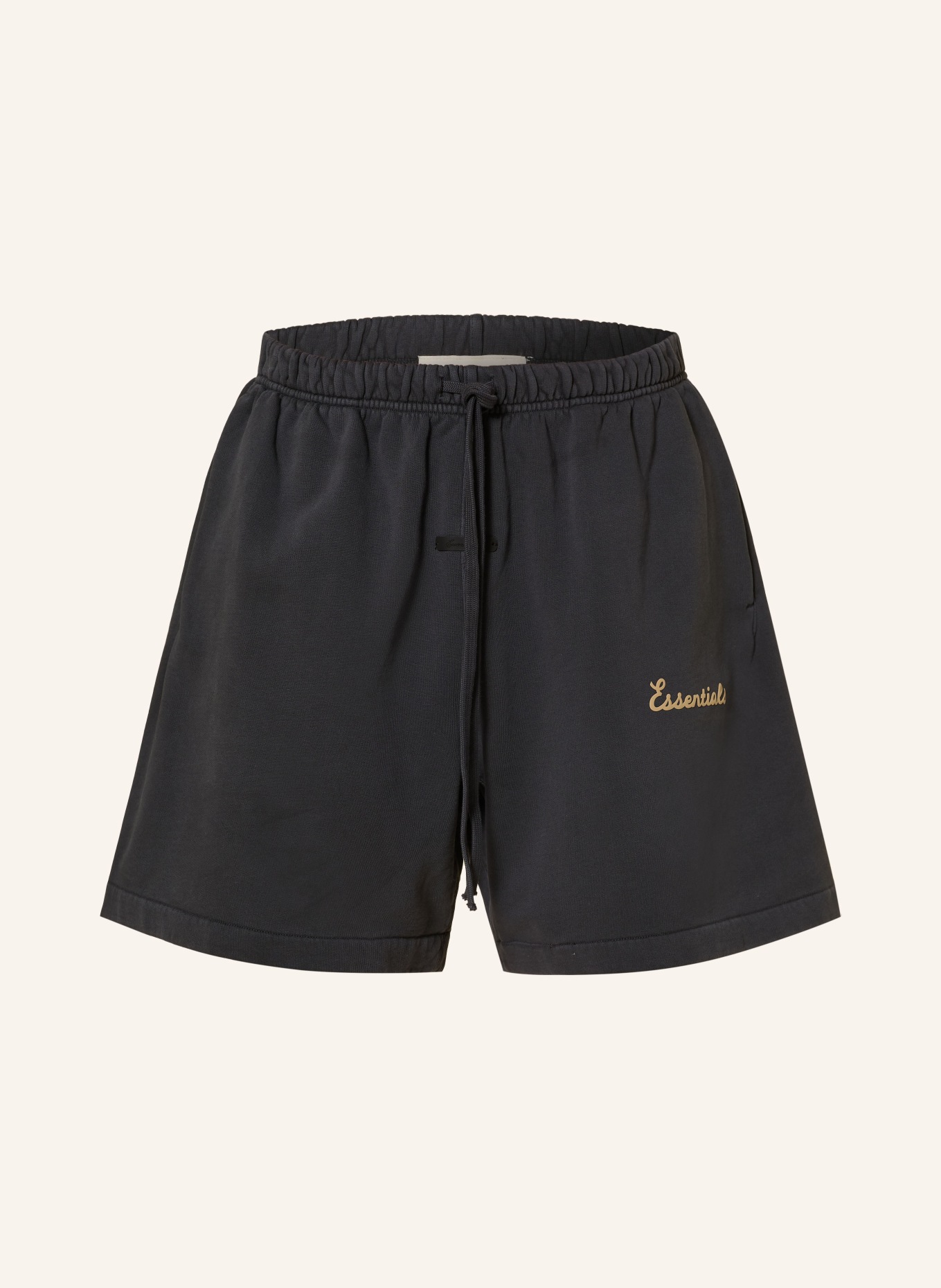 ESSENTIALS - FEAR OF GOD Sweatshorts: SCHWARZ / BEIGE