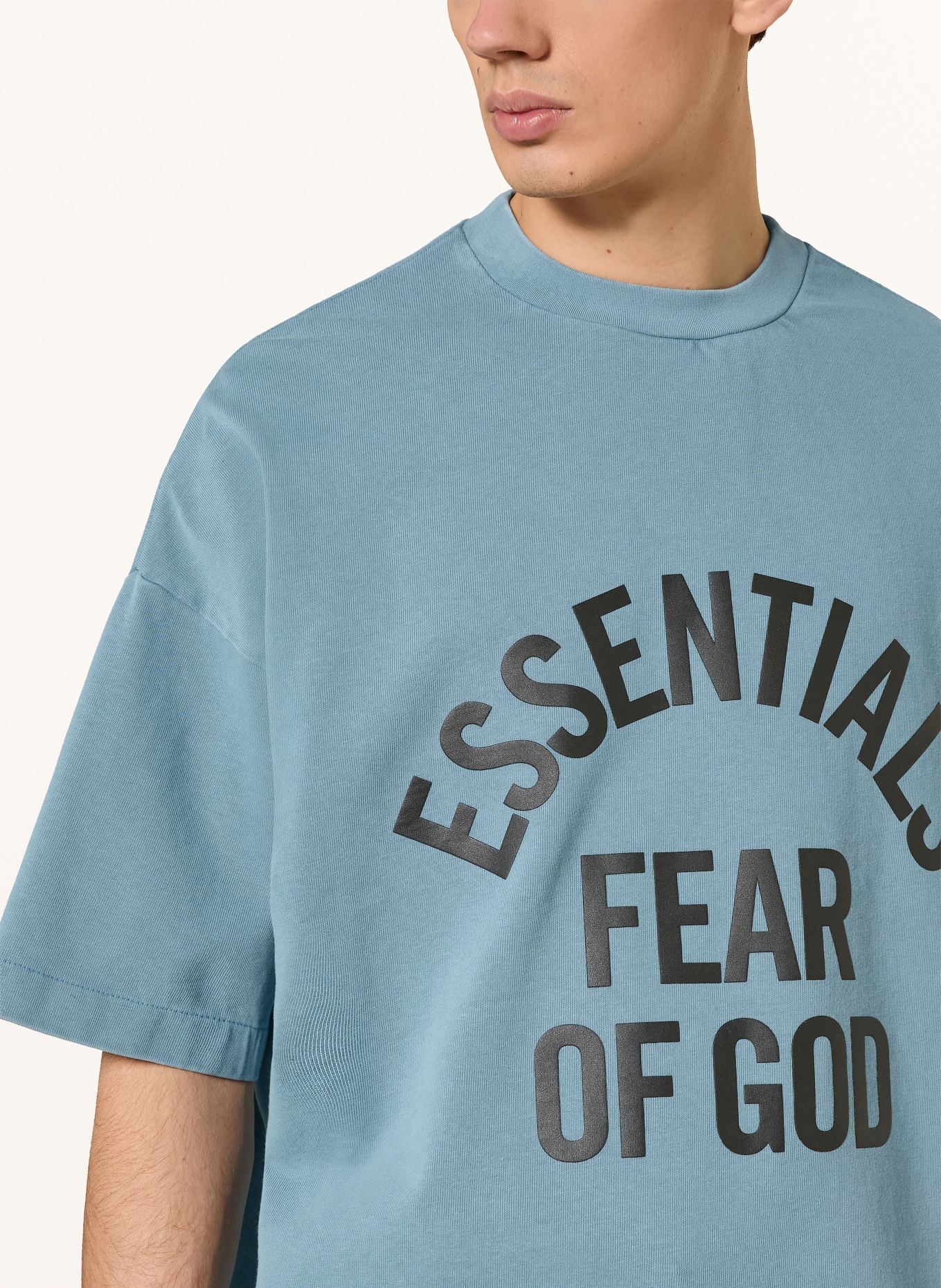 ESSENTIALS - FEAR OF GOD Oversized-Shirt: BLAU