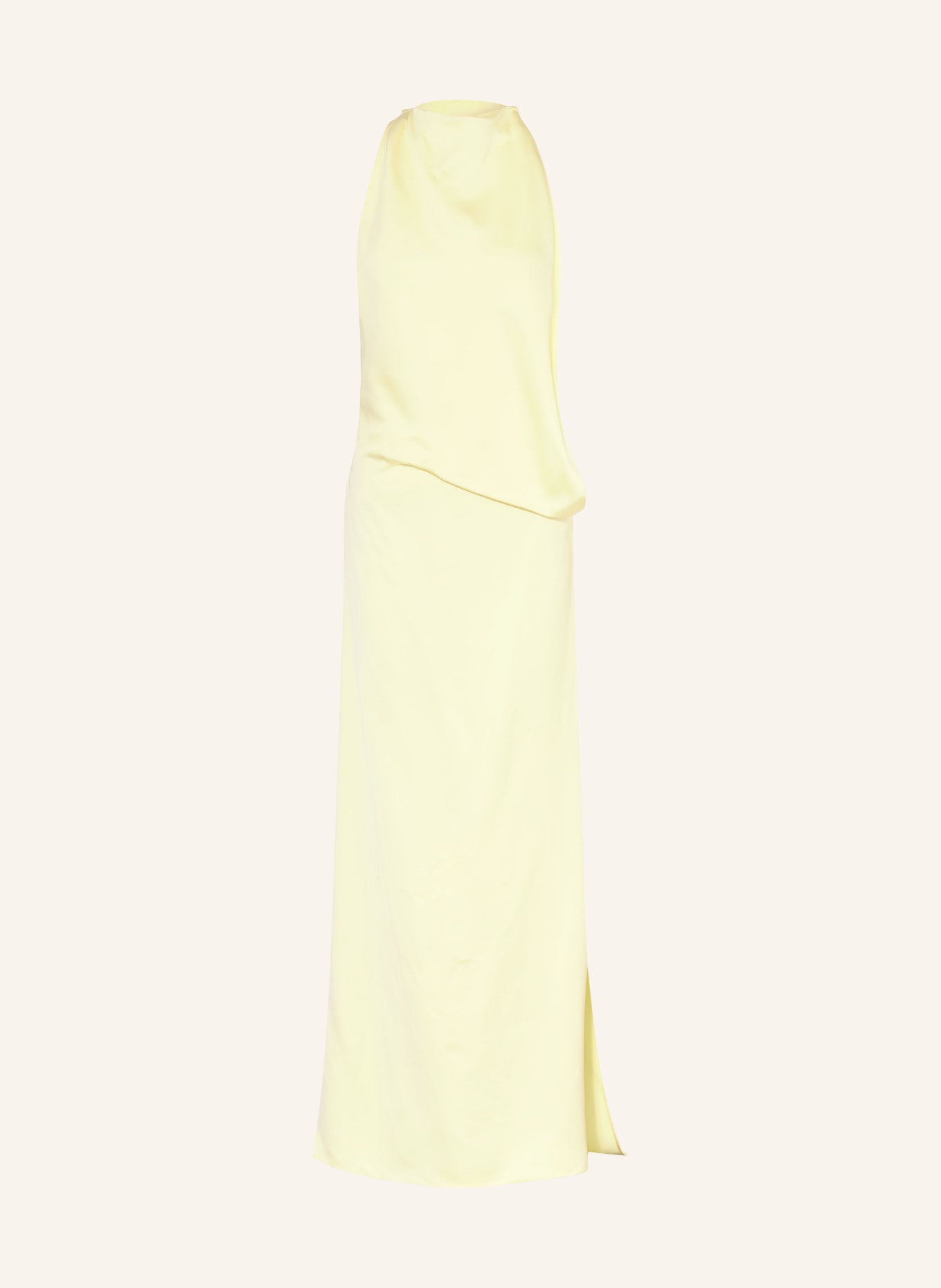 SPORTMAX DOLMEN Evening Gown: LIGHT YELLOW