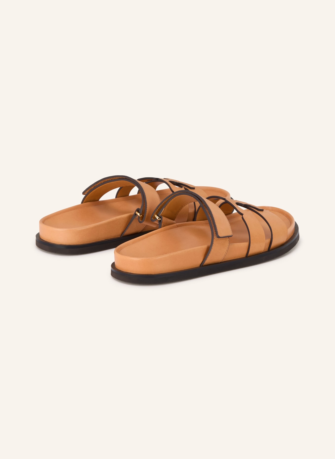 TORY BURCH Mules INES: MARRON / OR