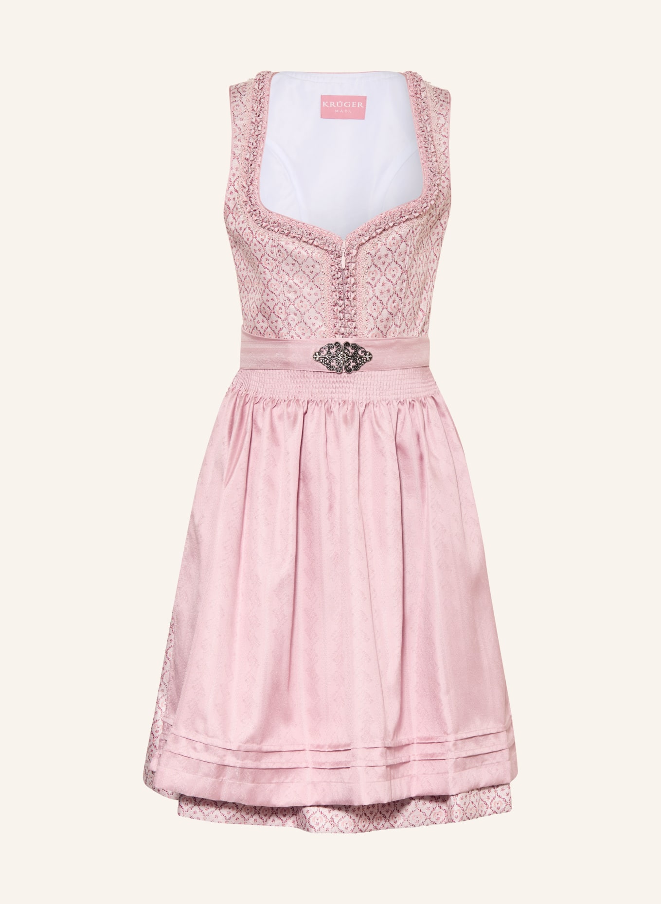 KRÜGER Dirndl DANARA: ROSE CLAIR / ROSÉ / ROUGE FONCÉ
