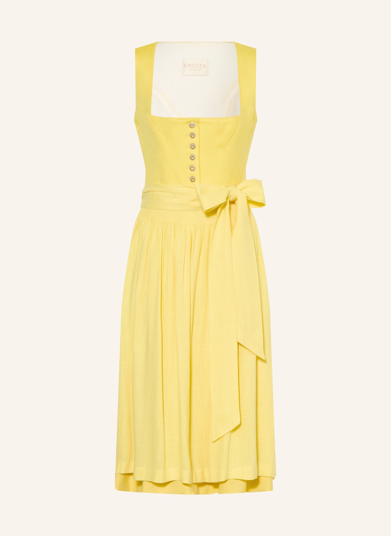 KRÜGER Dirndl FRIEDERIKE: GELB