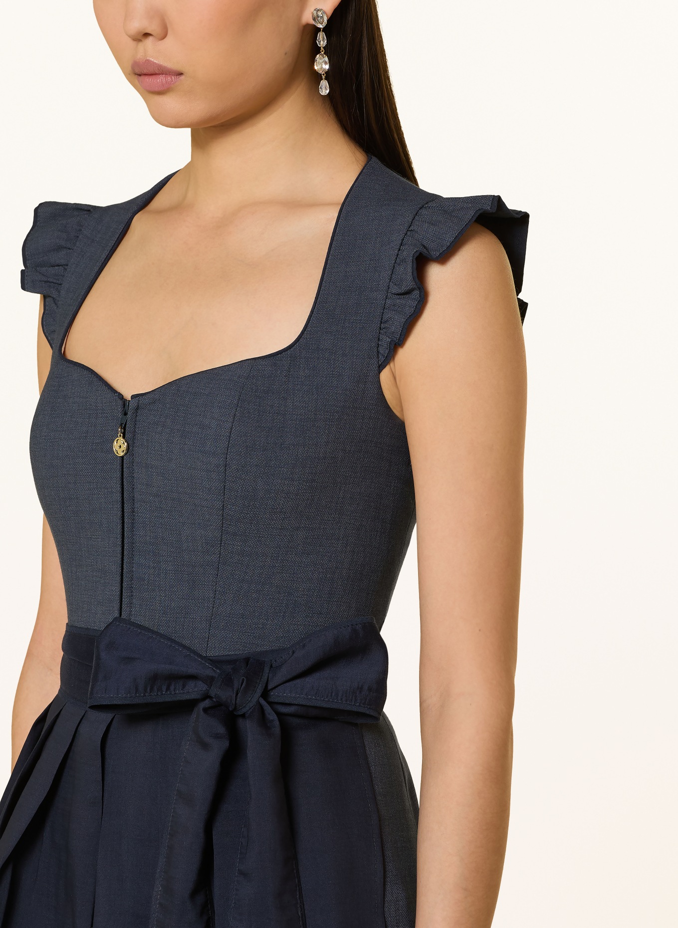 KRÜGER Dirndl ISALYNN: BLEU FONCÉ