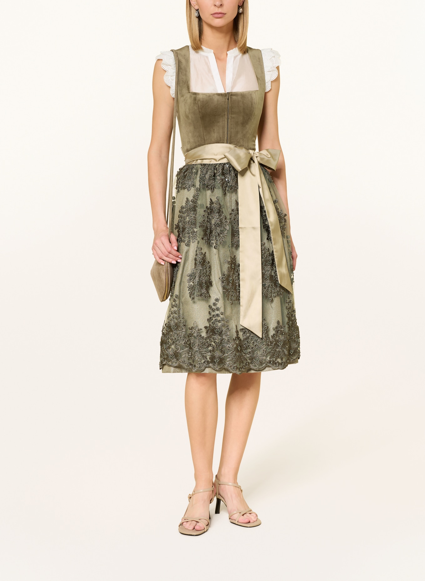 KRÜGER Dirndl SILJA: OLIVE