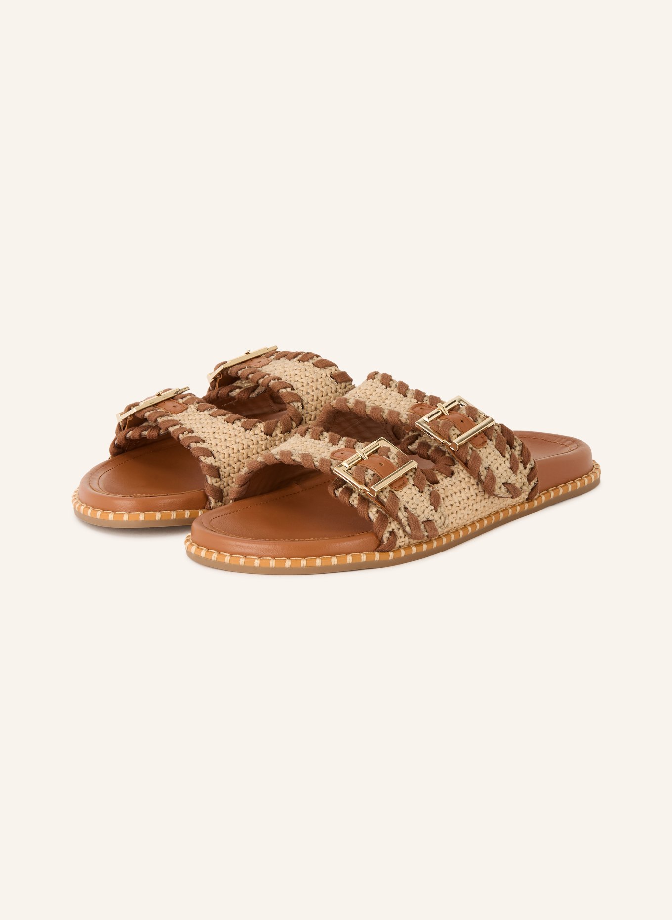 Toral Pantoletten HAZEL: HELLBRAUN / BRAUN