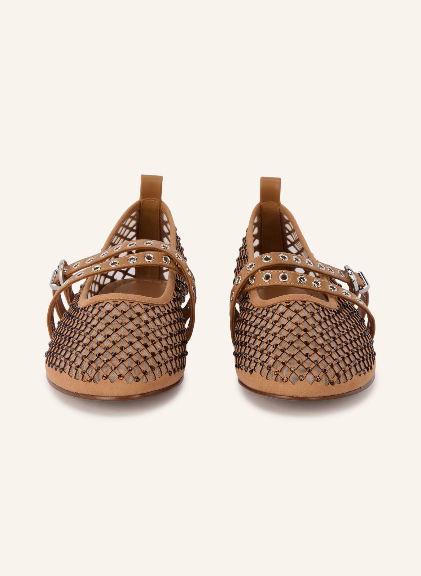 Toral Ballerines Mary Jane VILMA ornées de strass: CHAMEAU