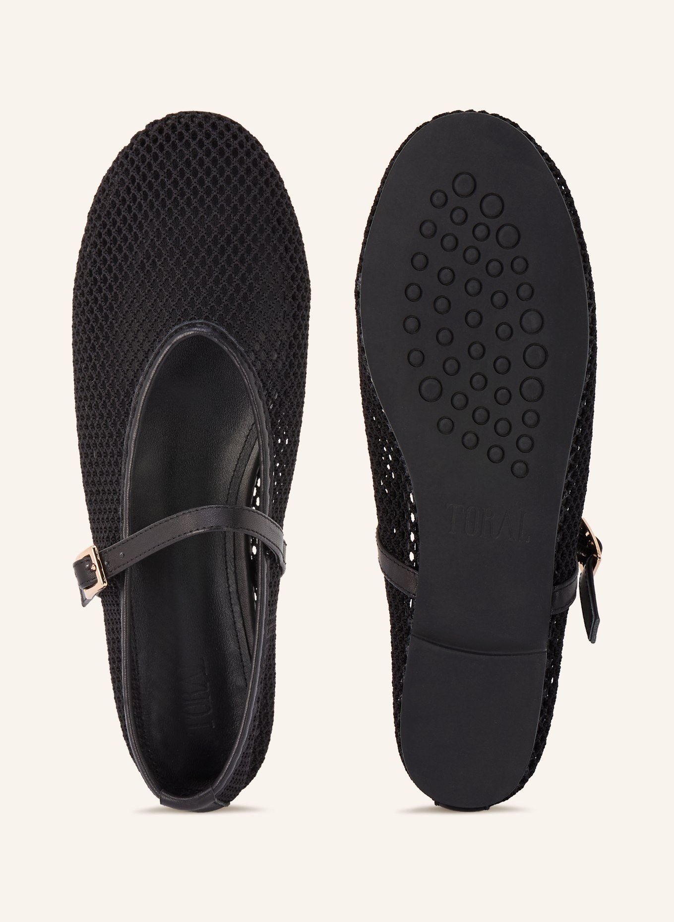 Toral Ballerines Mary Jane SYBILLA: NOIR