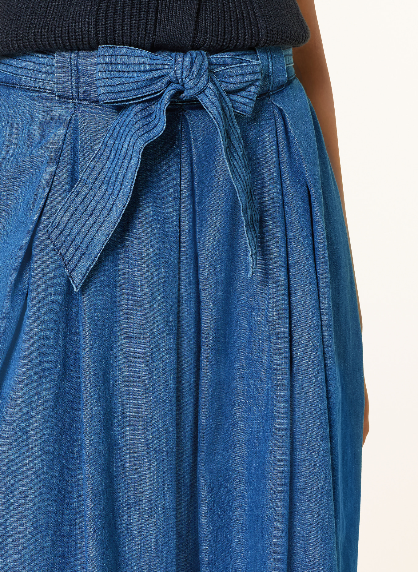 MORE & MORE Jeansrock: BLAU