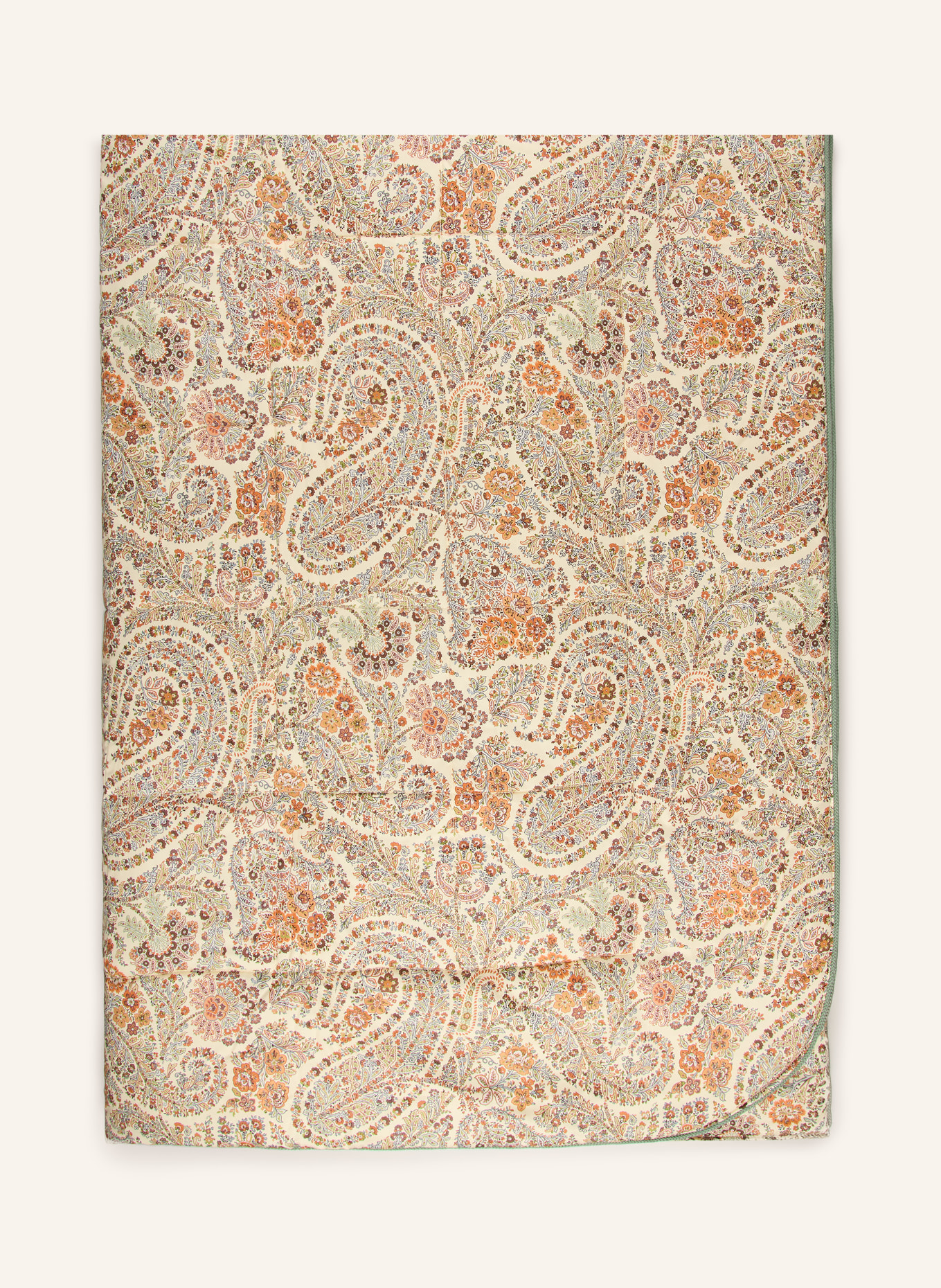 ETRO Home Tagesdecke: HELLBRAUN / BRAUN / ORANGE