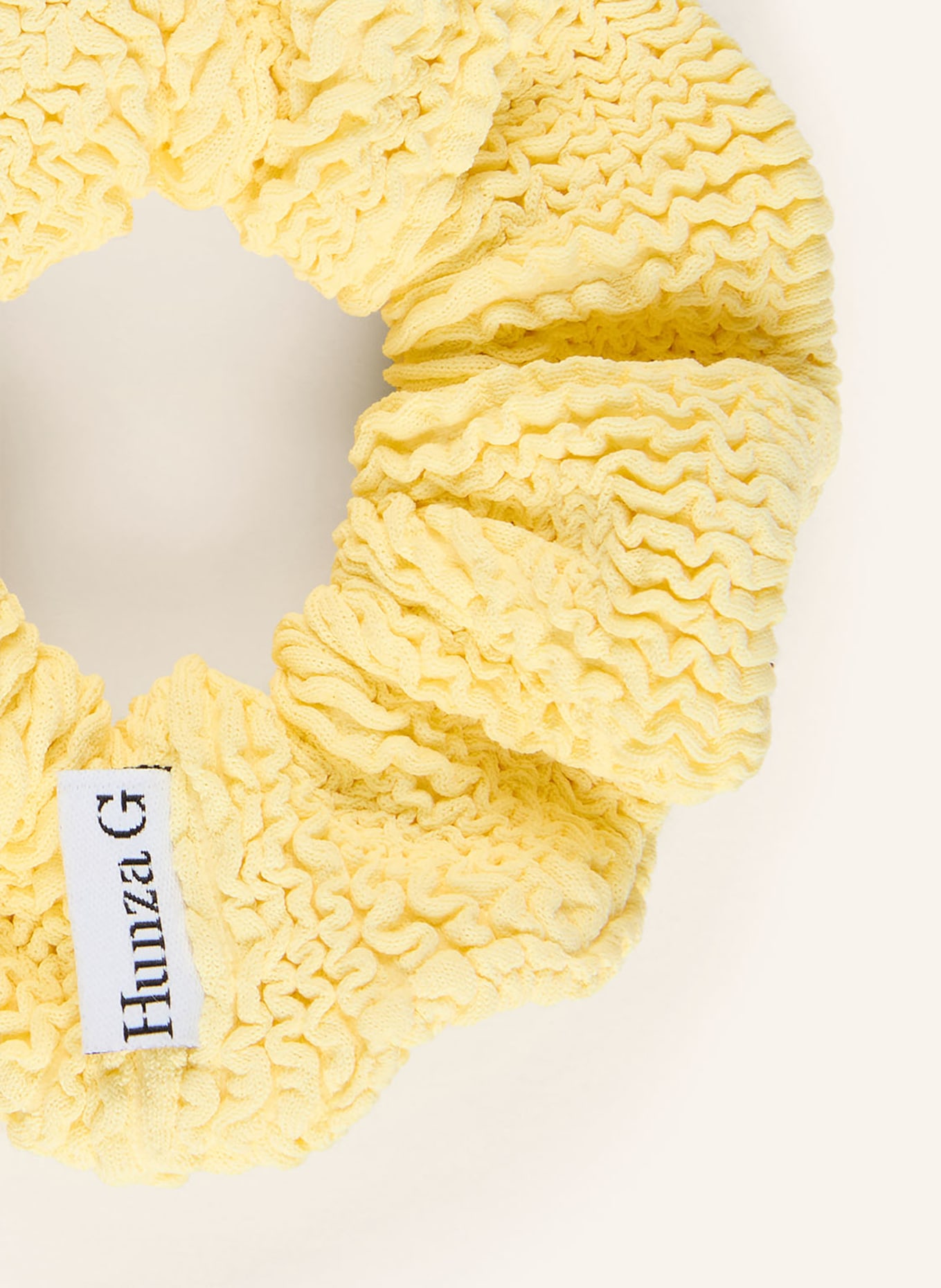 Hunza G Scrunchie: LIGHT YELLOW