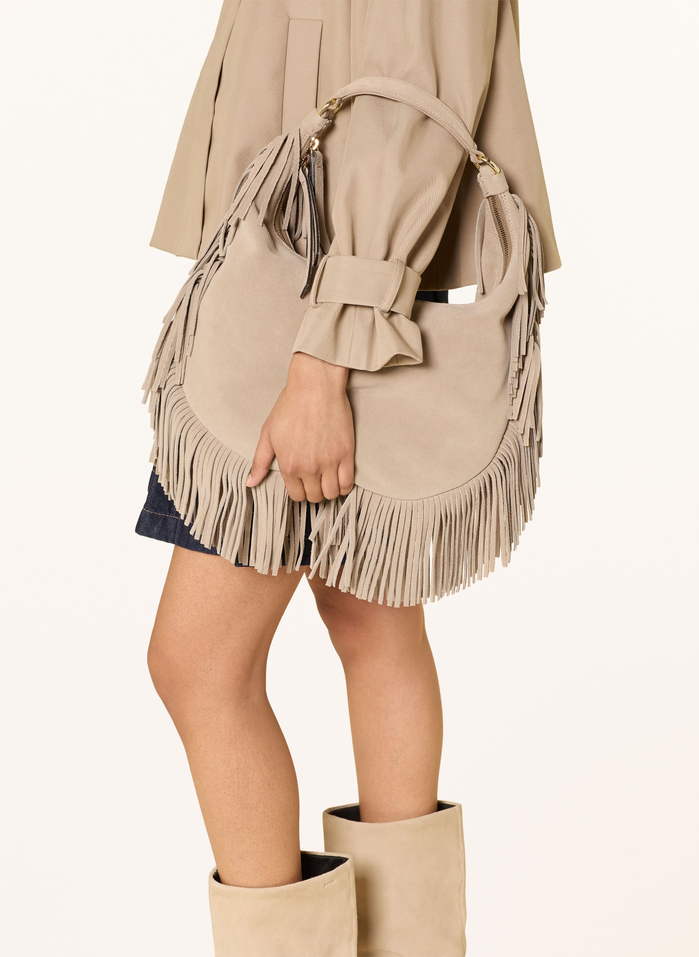 NEO NOIR Marynarka bez rękawów EZERA: BEŻOWY