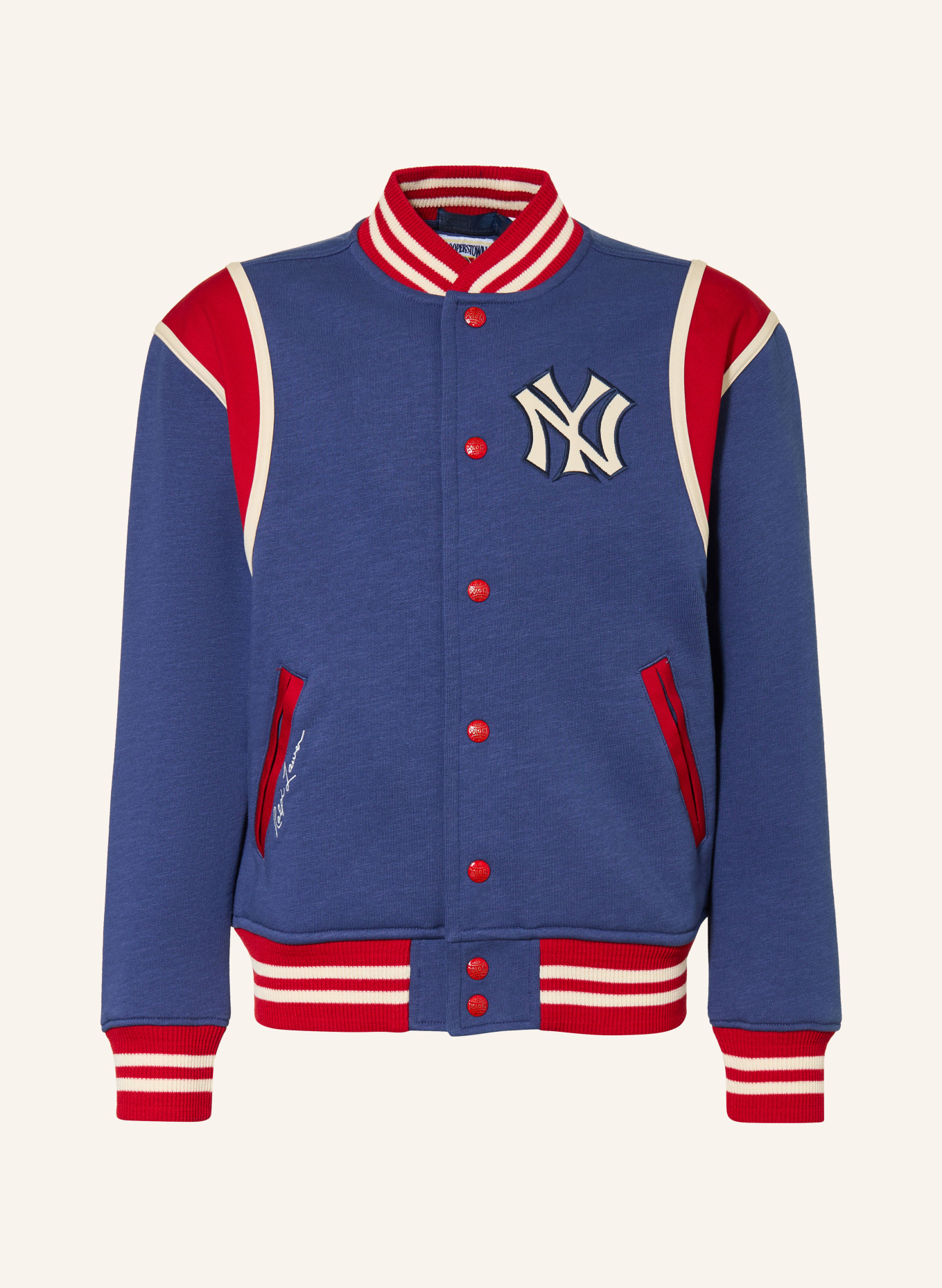 POLO RALPH LAUREN bunda: TMAVĚ MODRÁ / KRÉMOVÁ / ČERVENÁ