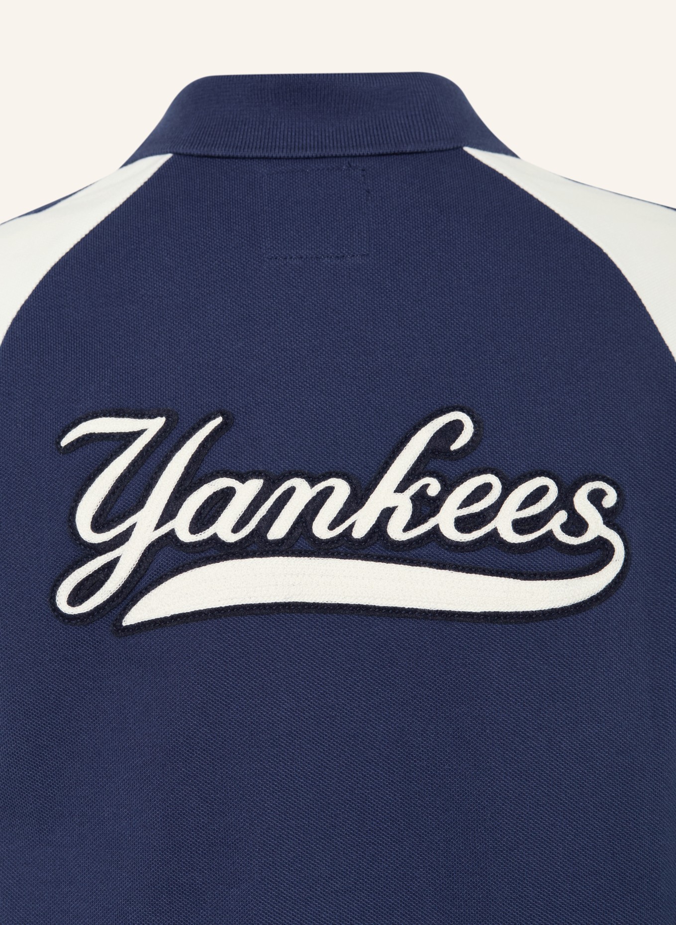 POLO RALPH LAUREN Piqué-Poloshirt: DUNKELBLAU / WEISS