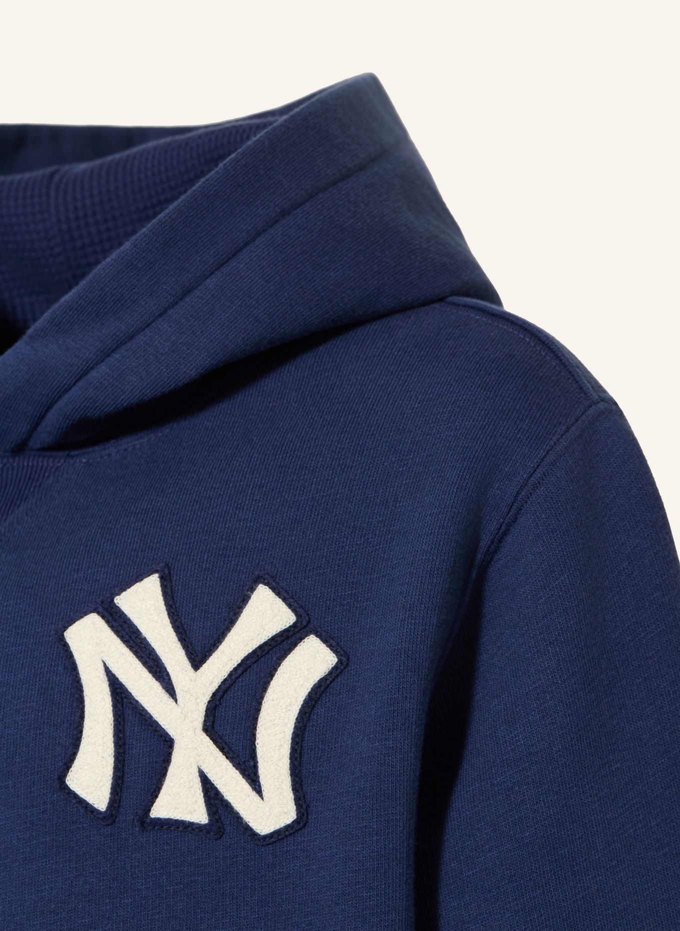 POLO RALPH LAUREN sweat à capuche: BLEU FONCÉ / CRÈME