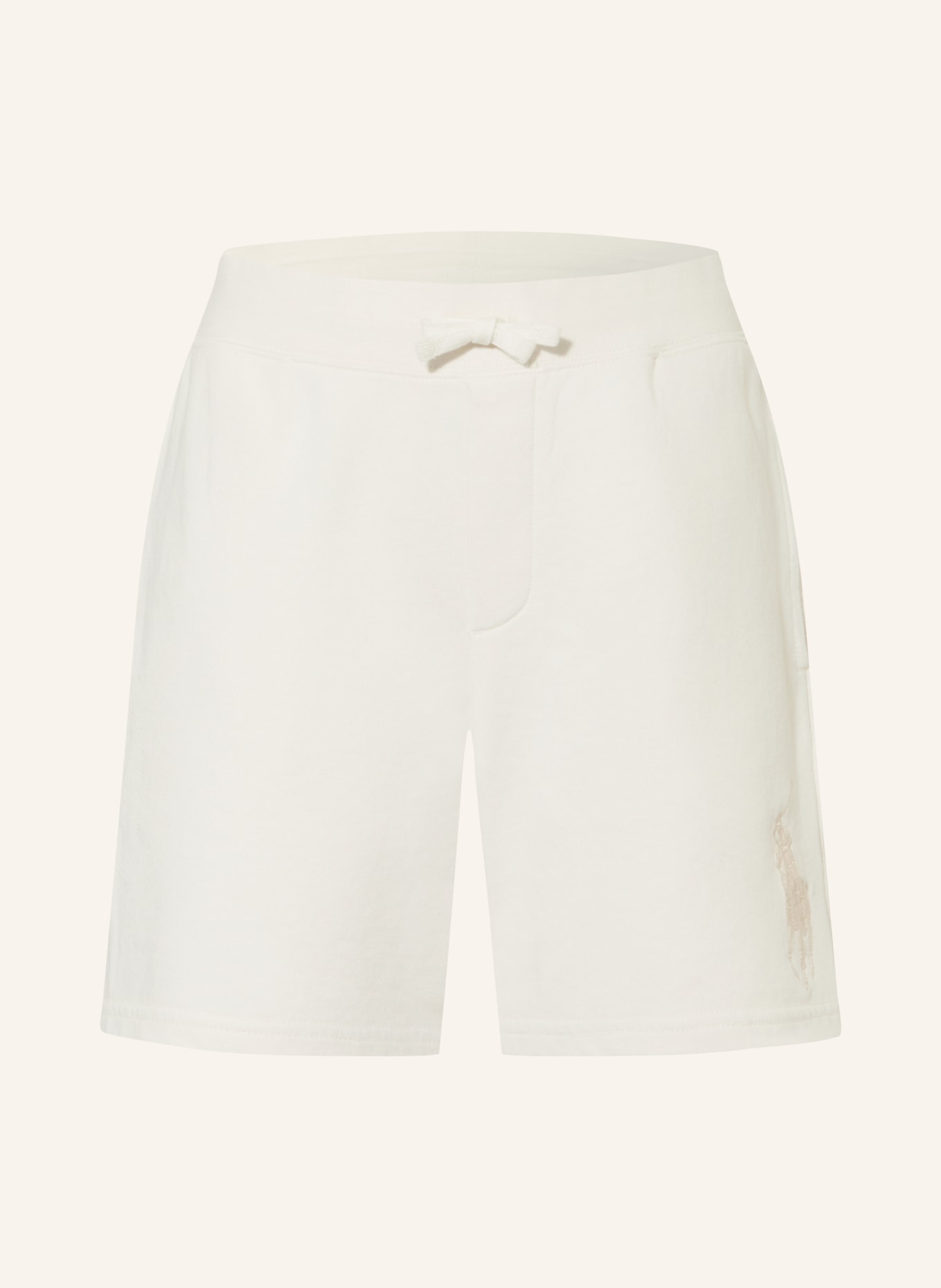 POLO RALPH LAUREN Mikrovlněné šortky: BÍLÁ