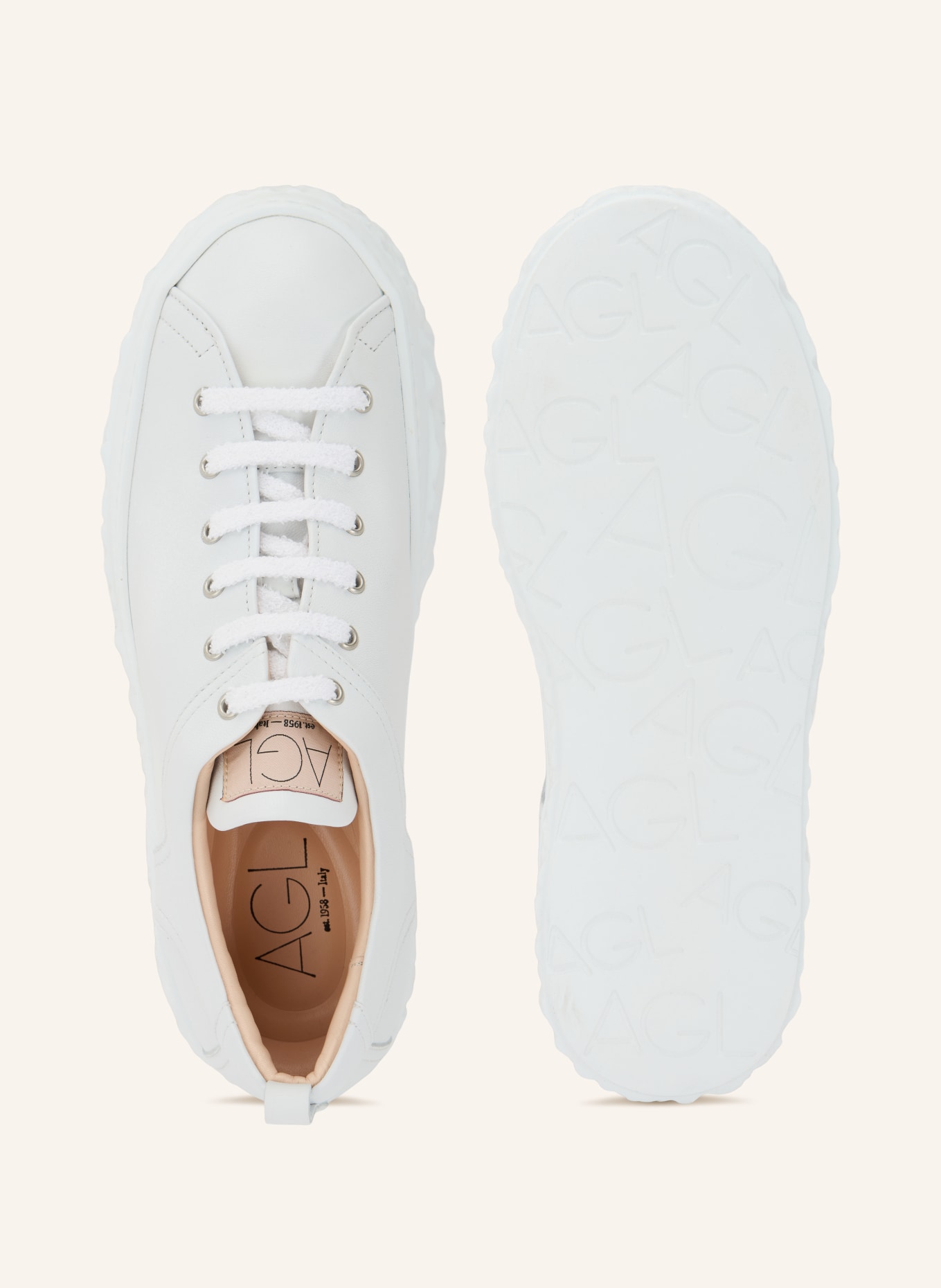 AGL MAGMA Sneakers: WHITE