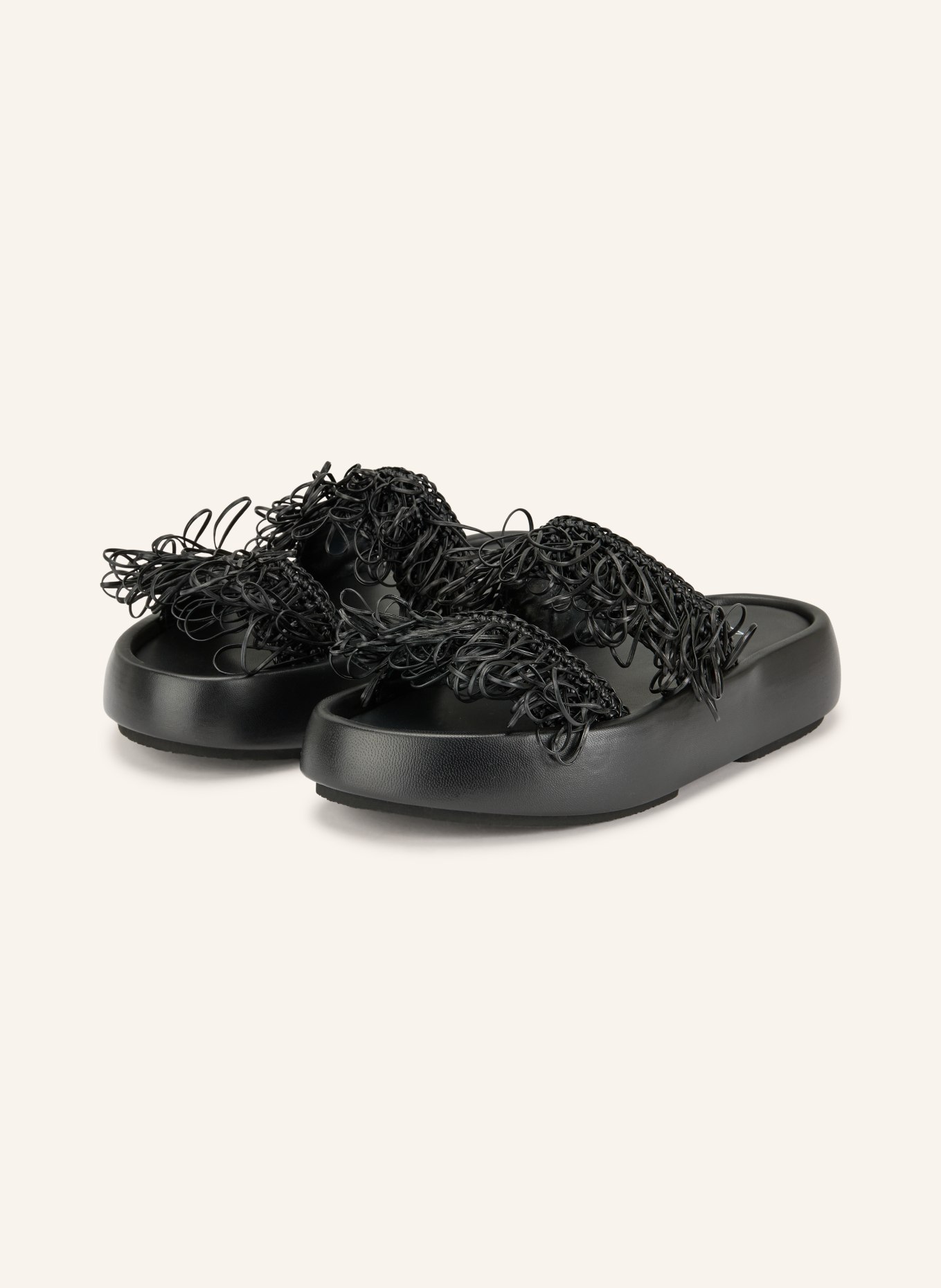 AGL Mules BULLE: NOIR