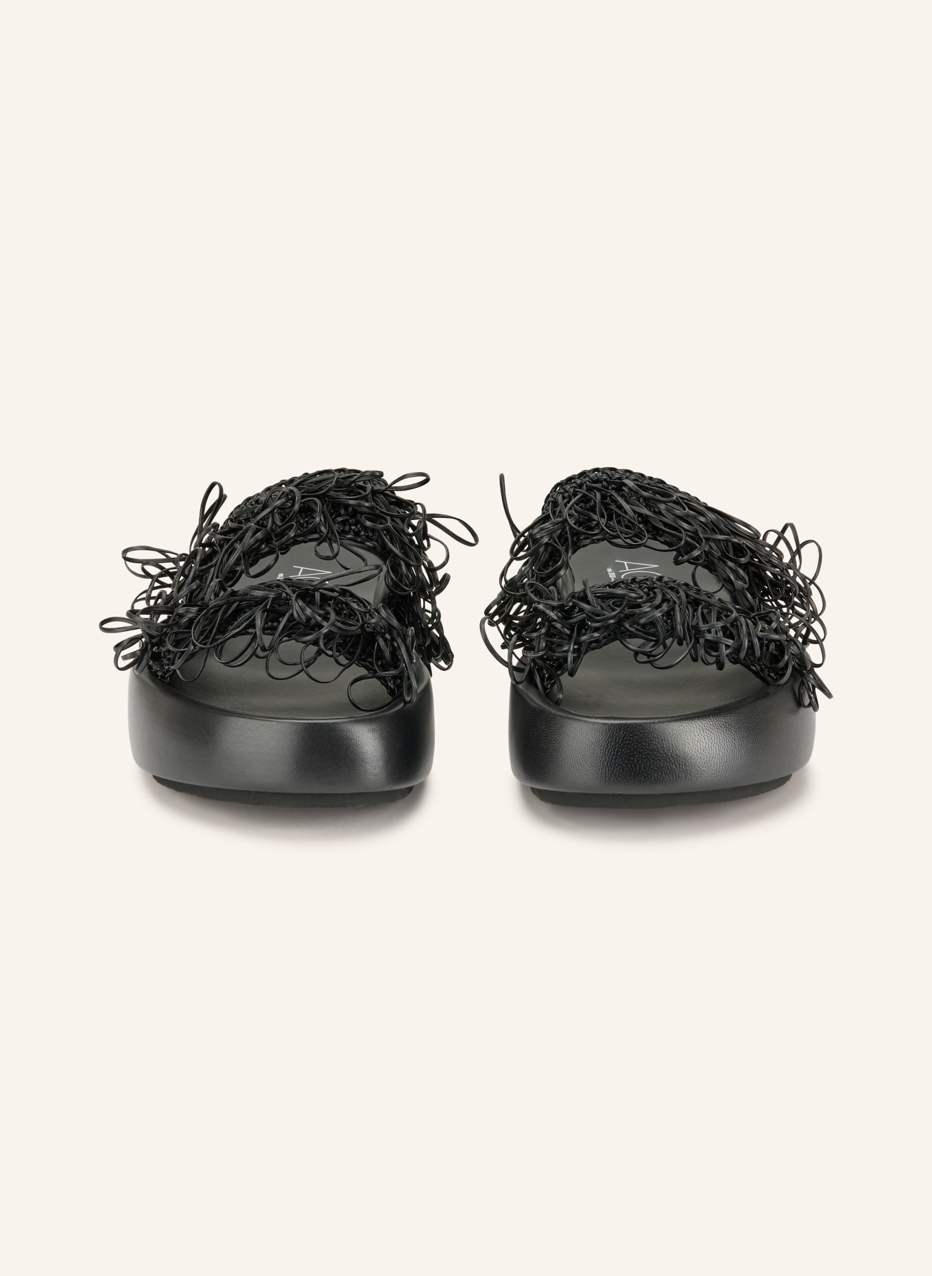 AGL Mules BULLE: NOIR