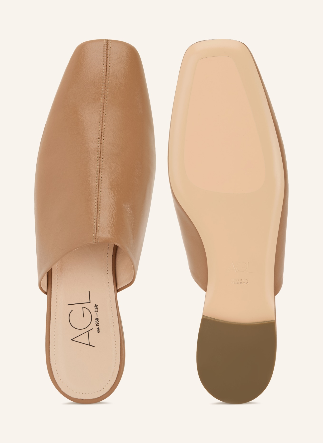 AGL Mules MEMY: HELLBRAUN