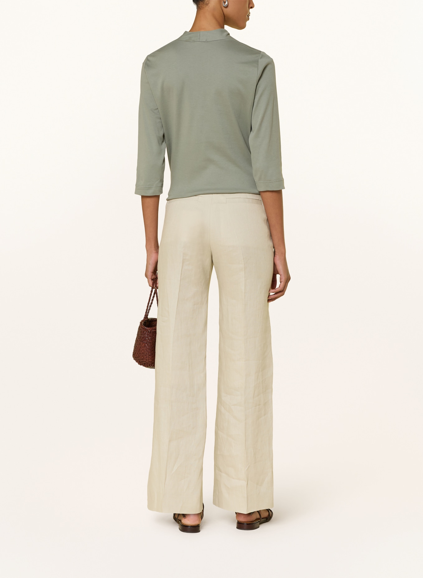 efixelle Chemise à manches 3/4: VERT CLAIR