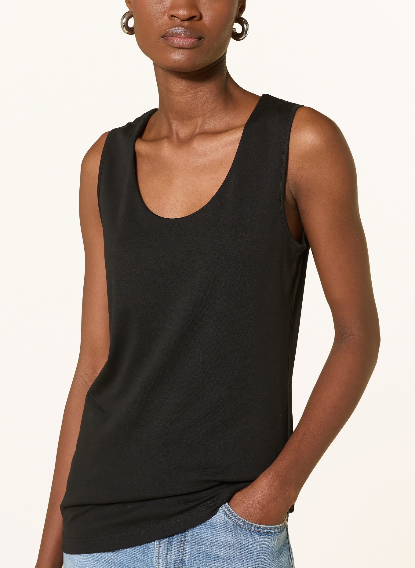 efixelle Haut en jersey: NOIR