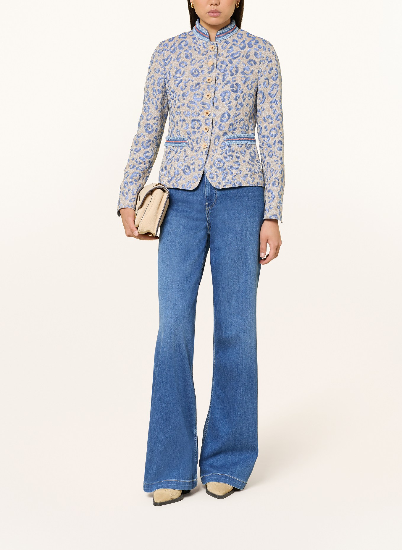 White Label Janker: LICHTBRUIN / BLAUW