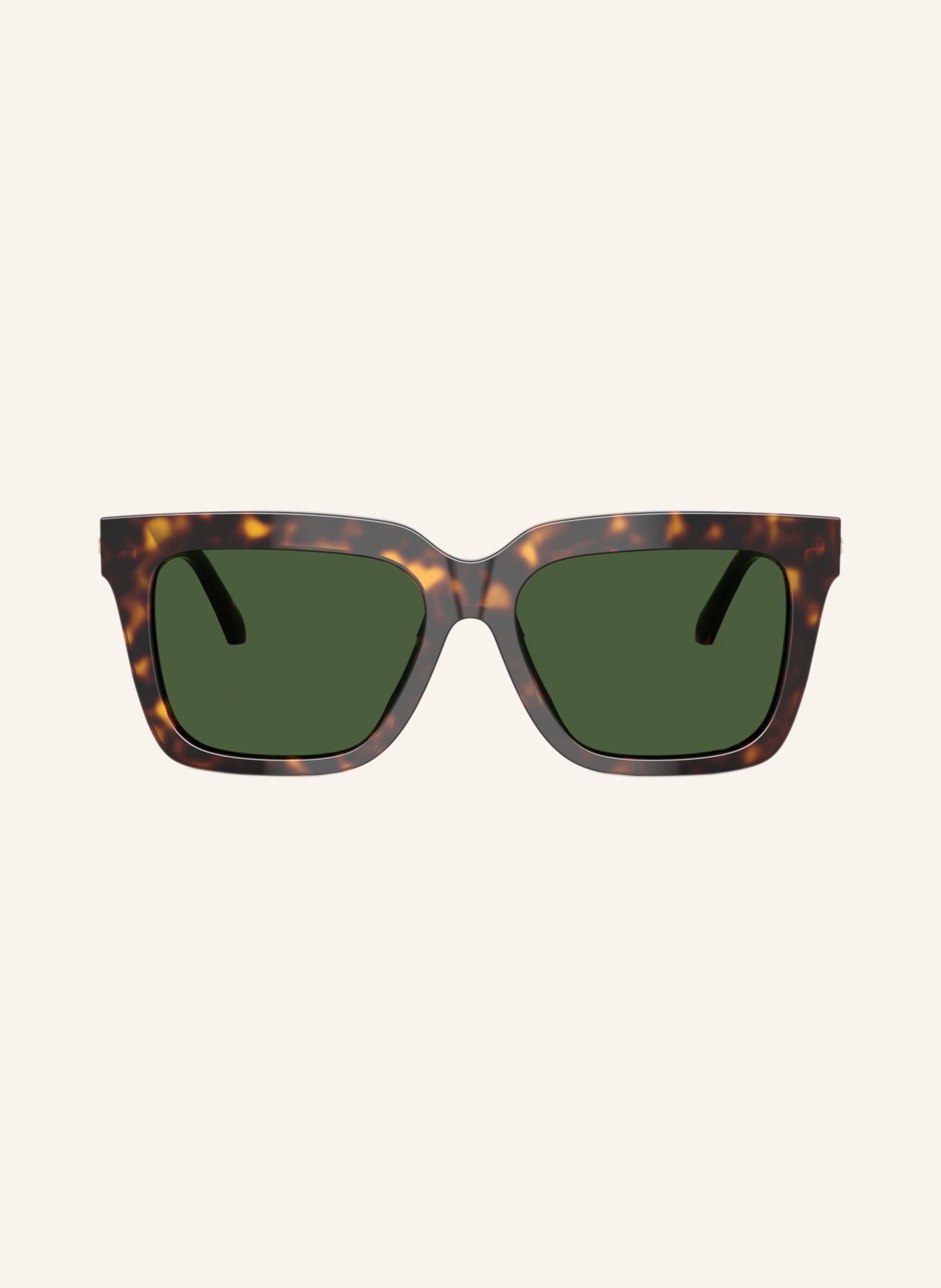 VERSACE Lunettes de soleil VE4498: HAVANA/ VERT FONCÉ