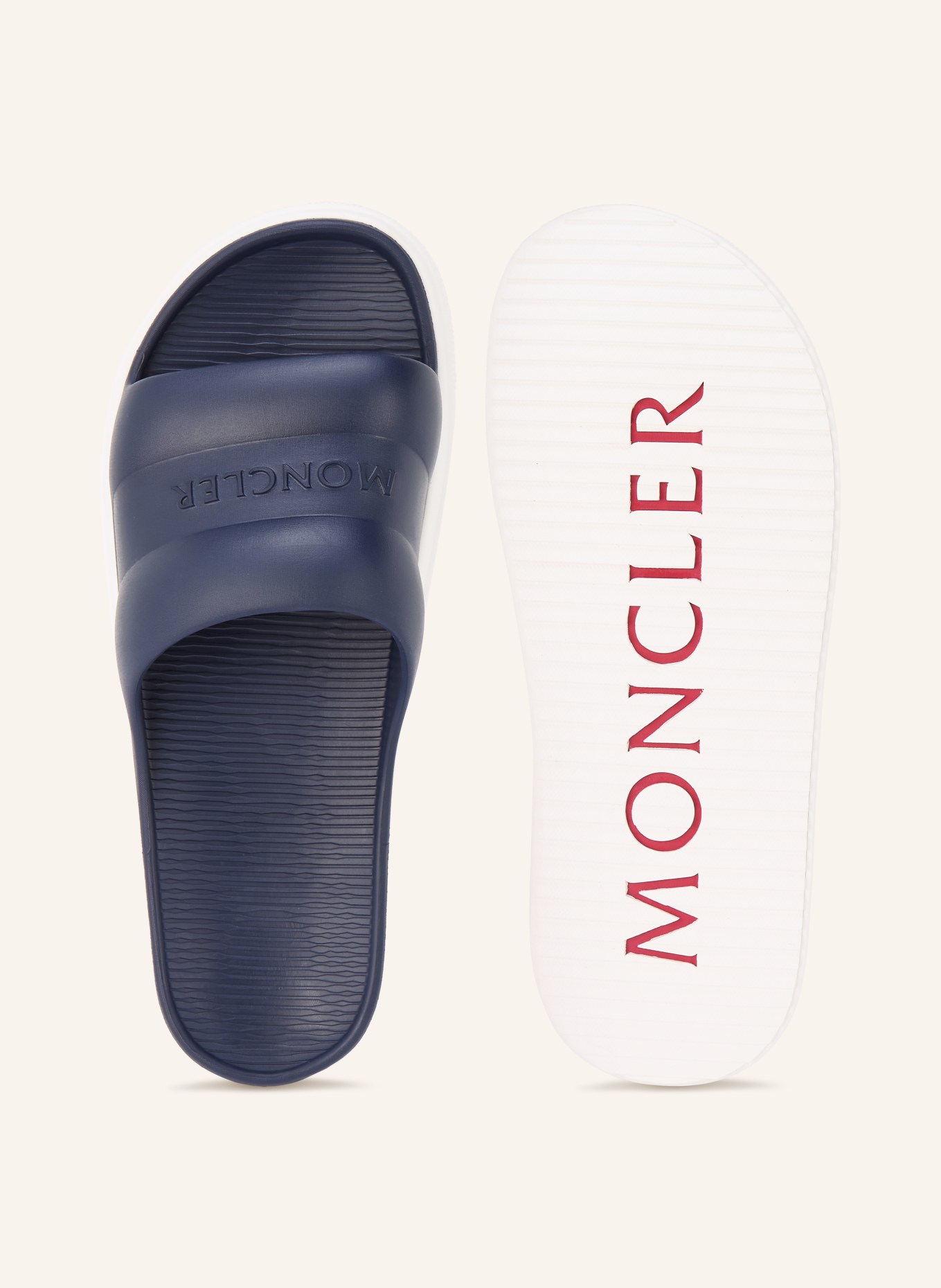 MONCLER Pantoletten ALTIVE: DUNKELBLAU