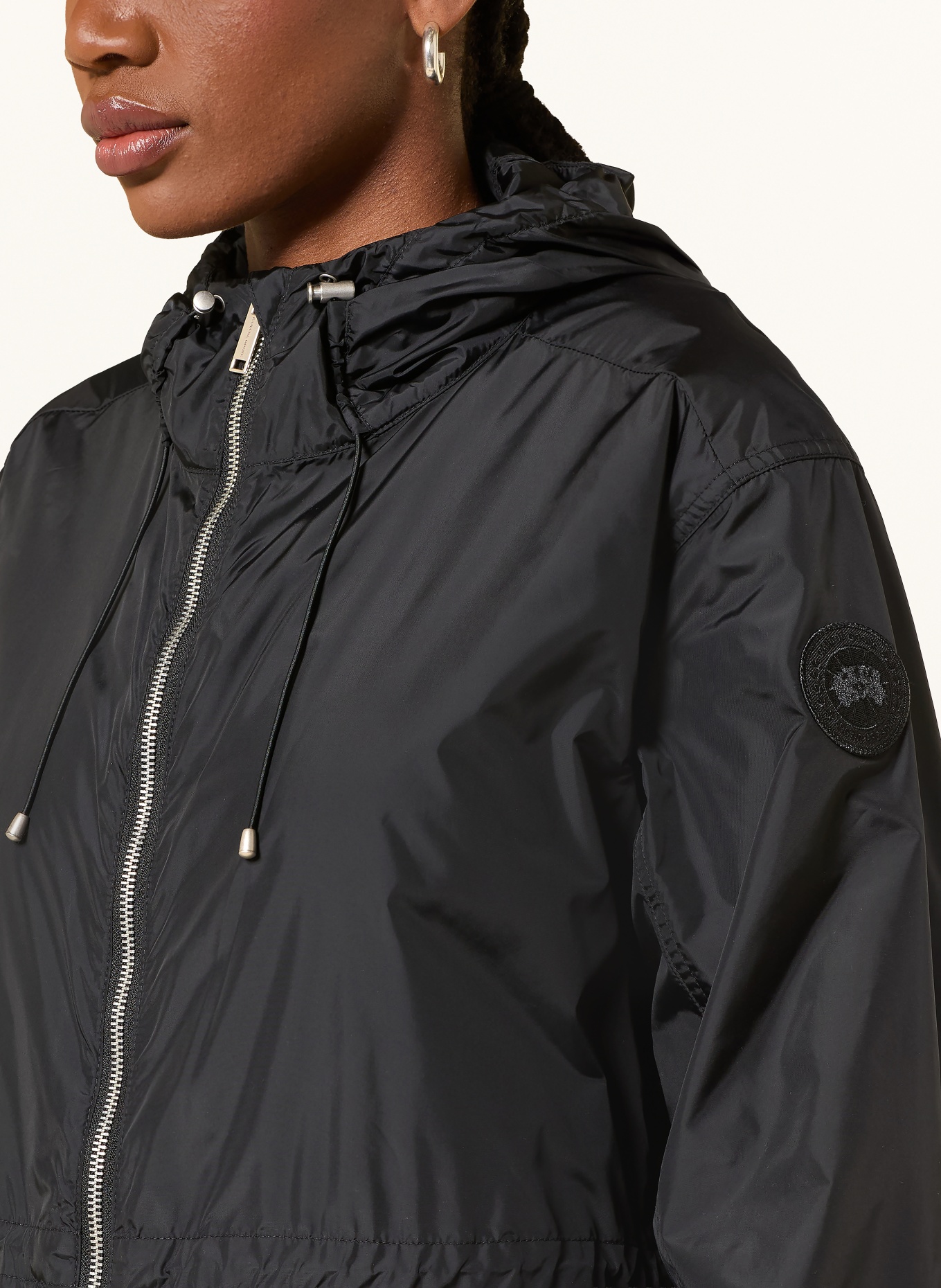 CANADA GOOSE Veste imperméable LUME: NOIR