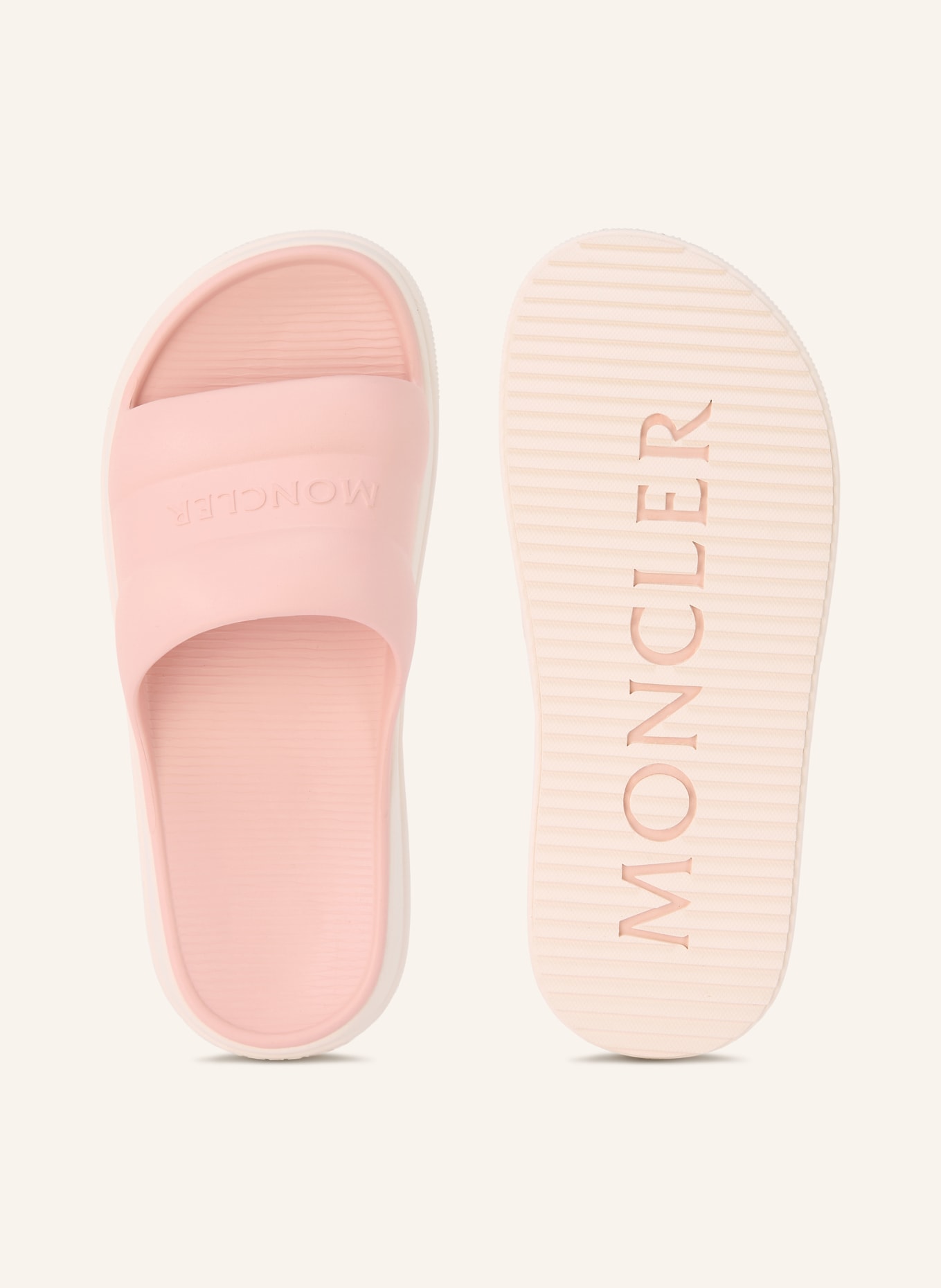 MONCLER Pantoletten: ROSÉ
