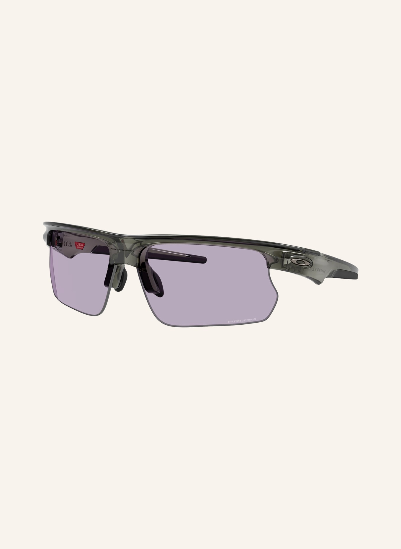 OAKLEY Lunettes de cyclisme BISPHAERA: 940027 GREY SMOKE/ PRIZM SLATE