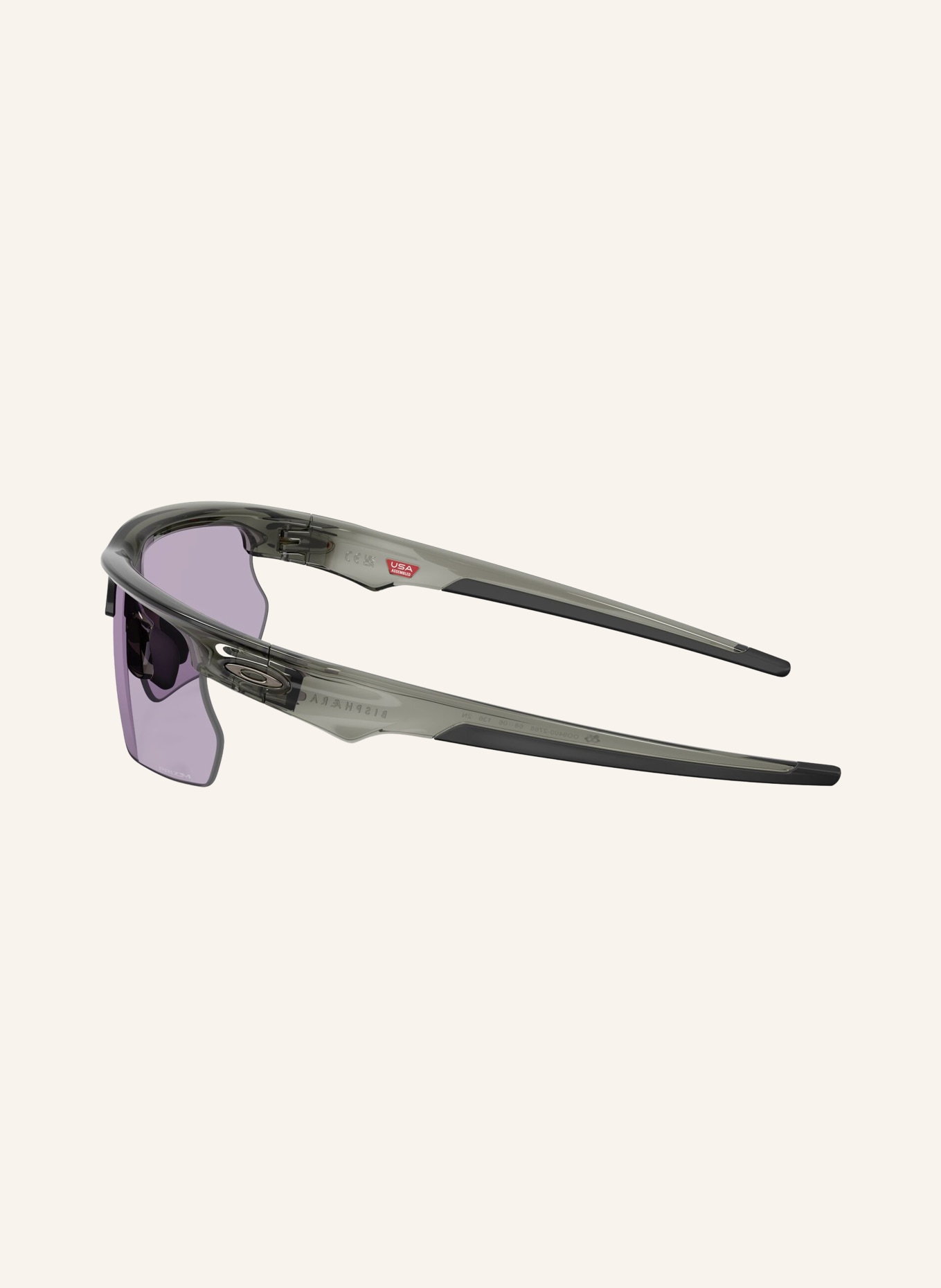 OAKLEY Lunettes de cyclisme BISPHAERA: 940027 GREY SMOKE/ PRIZM SLATE