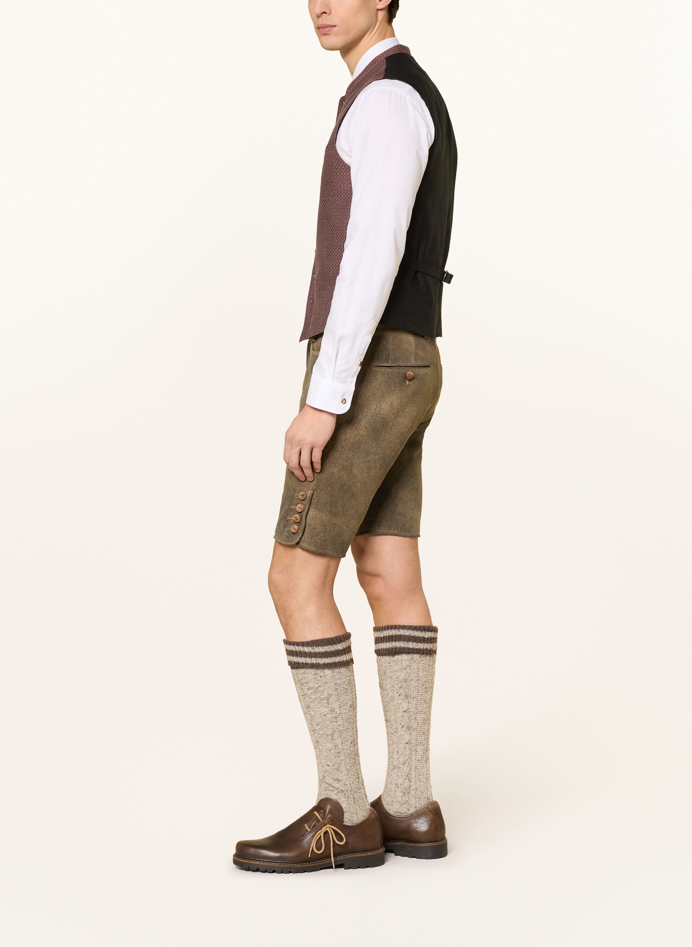 MEINDL Traditional Leather Pants ERNESTO: BROWN