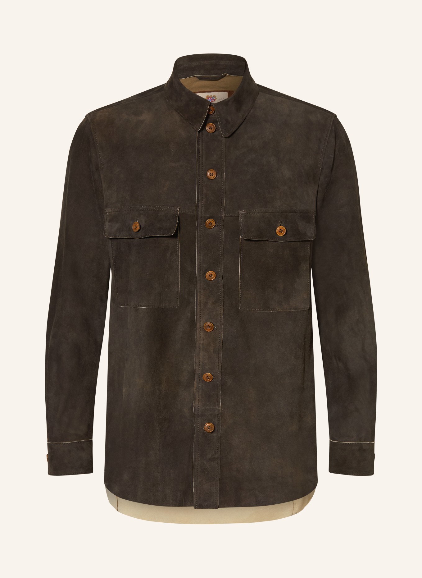 MEINDL Skórzana kurtka YUMA: CIEMNOBRĄZOWY