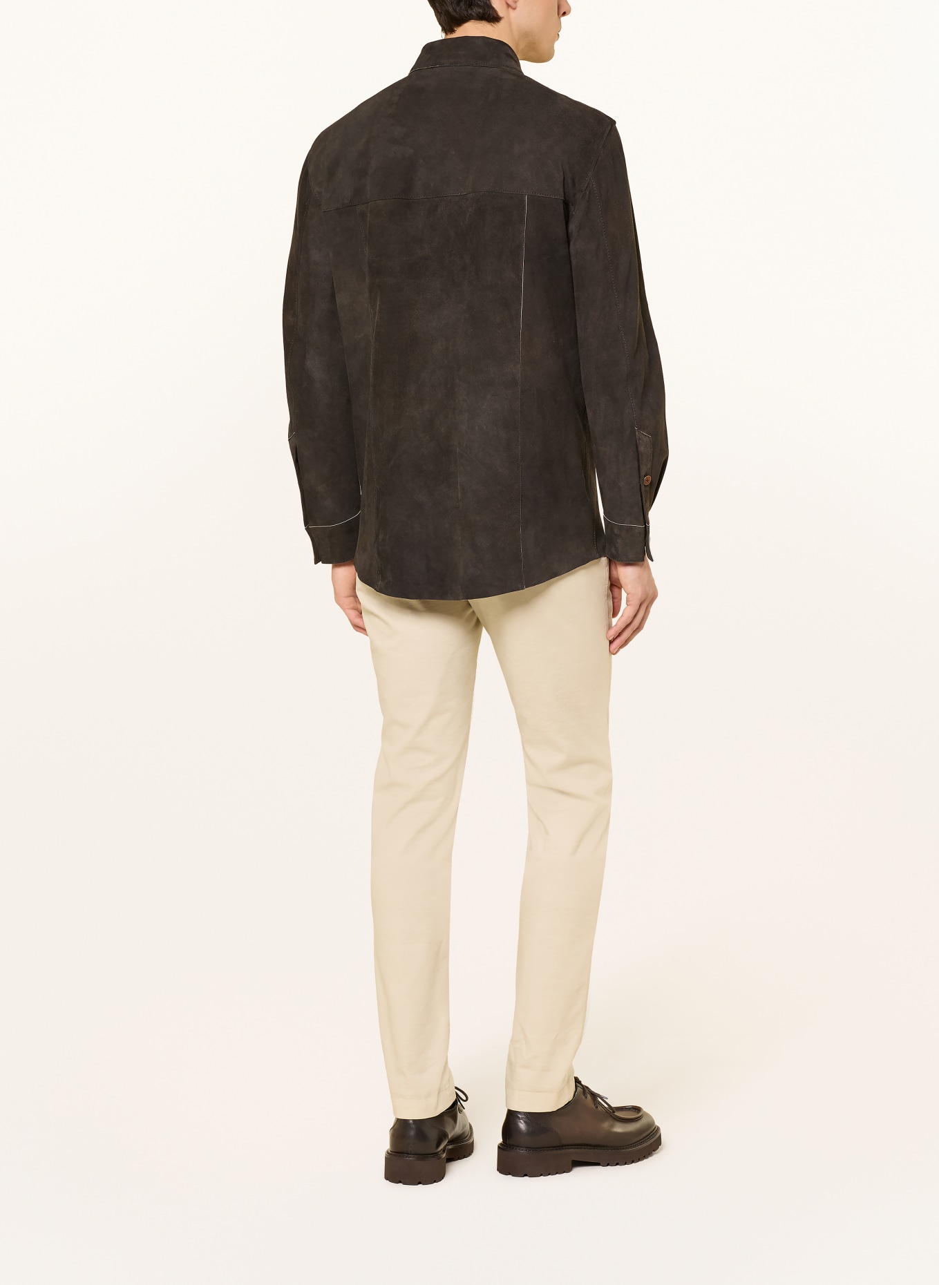 MEINDL Skórzana kurtka YUMA: CIEMNOBRĄZOWY