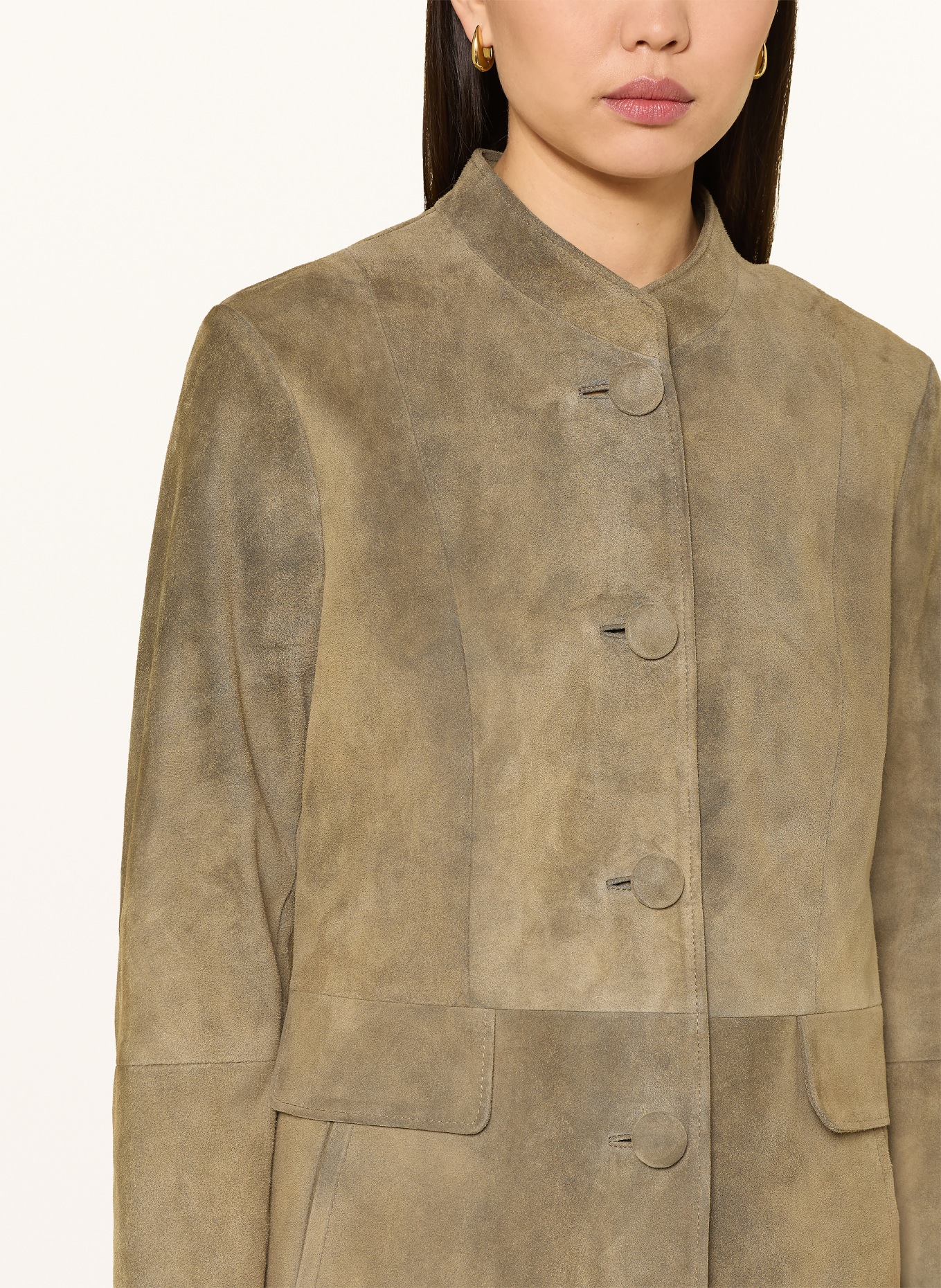 MEINDL Lederjacke LA PARISIENNE: HELLBRAUN