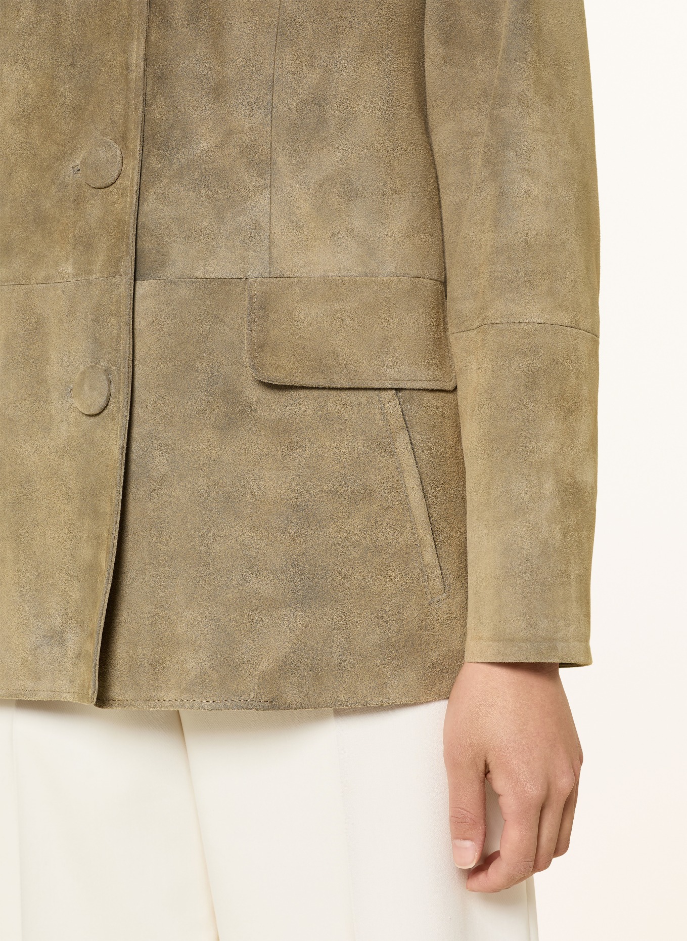 MEINDL Lederjacke LA PARISIENNE: HELLBRAUN