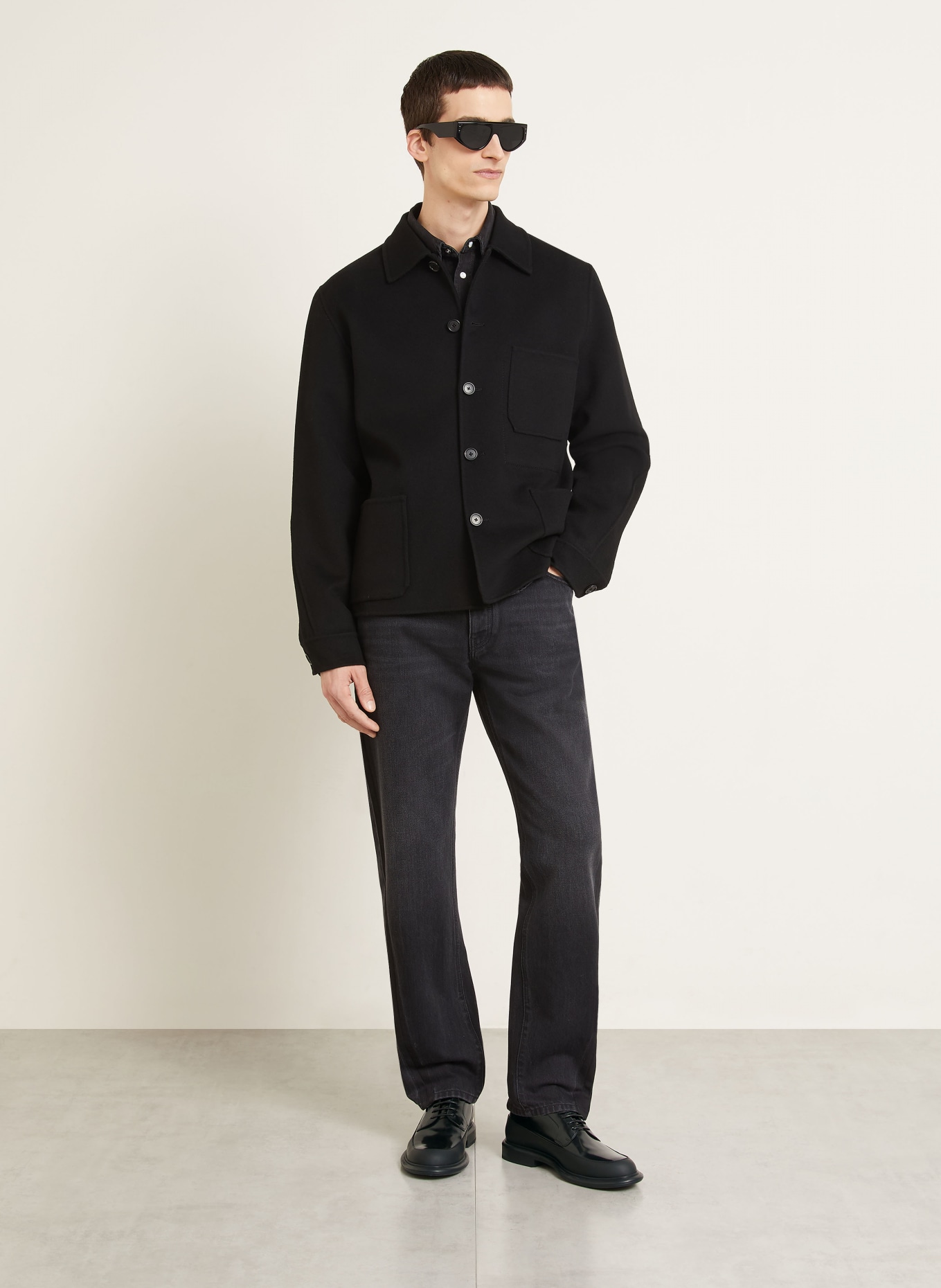 GIVENCHY Overjacket: SCHWARZ