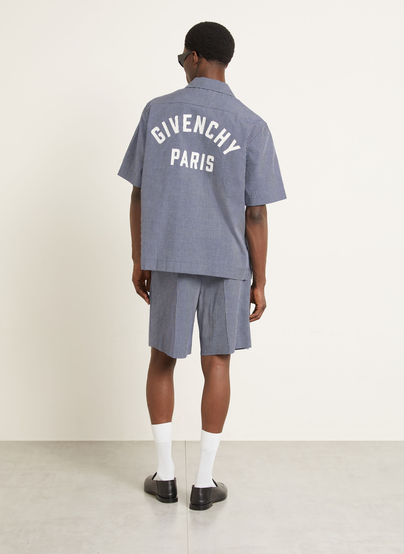 GIVENCHY Resorthemd Comfort Fit: WEISS / BLAU